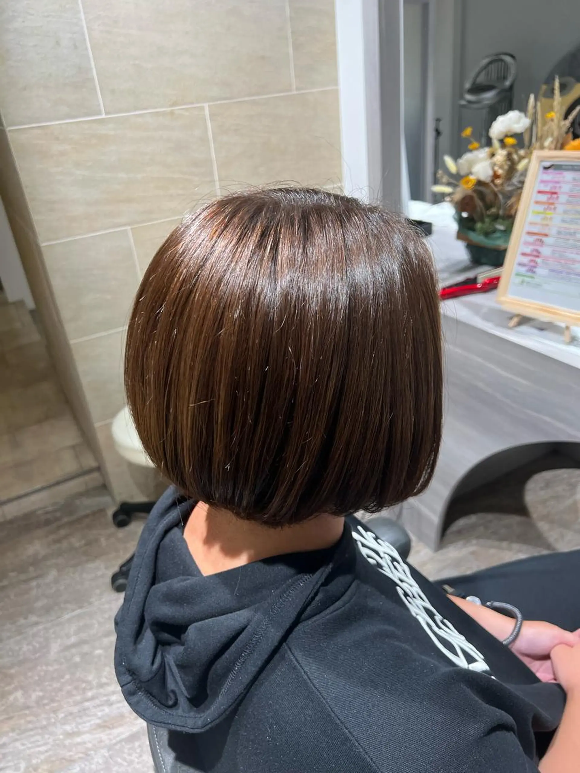 ショート ced下赤塚店／うる 艶ヘアカラー🦋のヘアスタイル