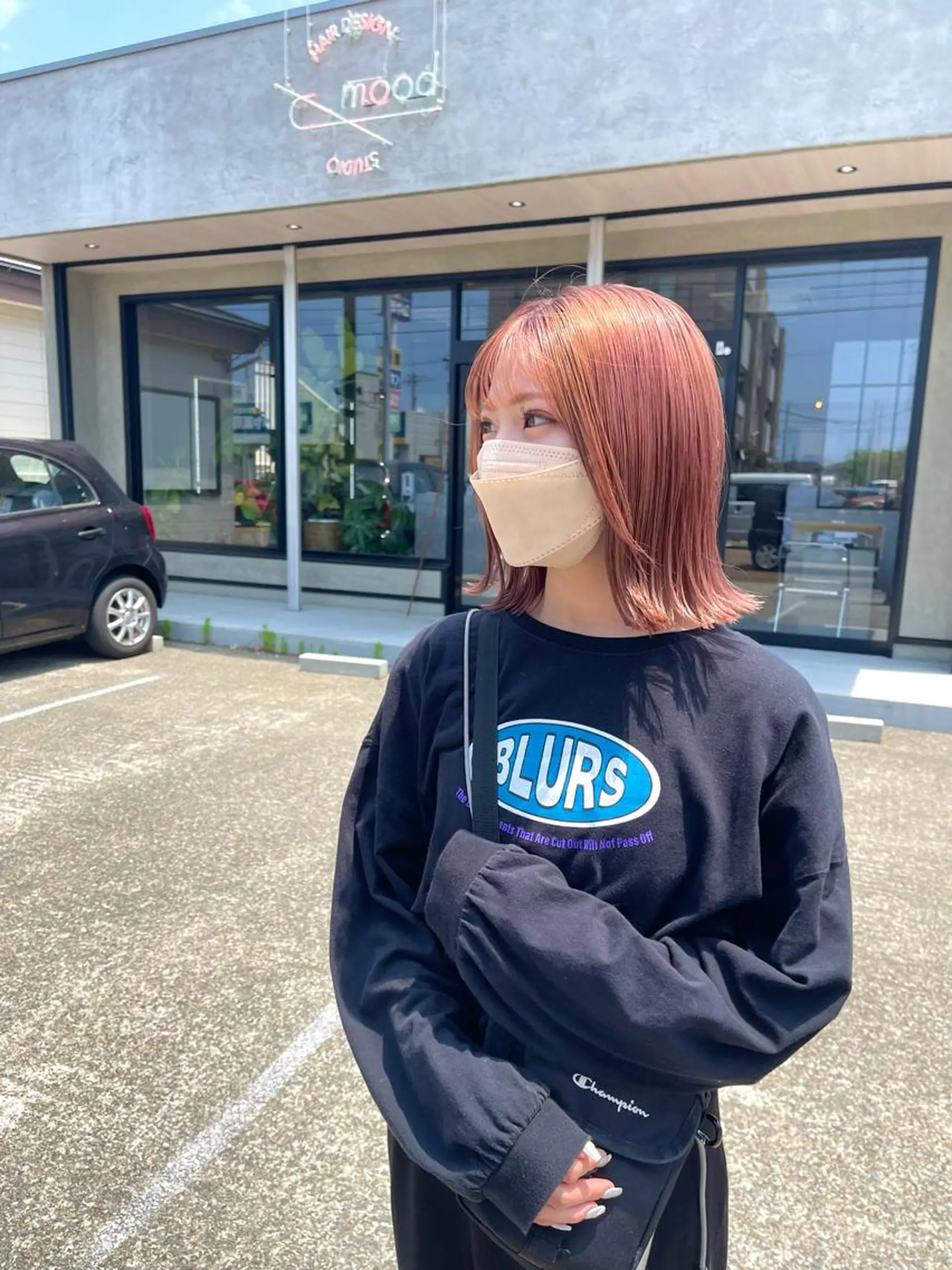 ミディアム カラー 一ノ瀬 暁のヘアスタイル