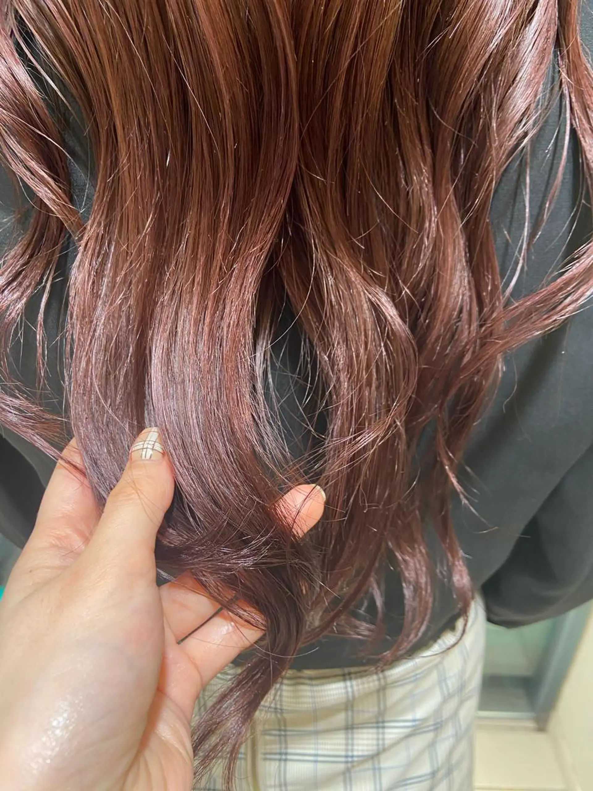 ロング カラー 縮毛矯正/艶カラー /美髪/ﾒｸﾞﾐのヘアスタイル