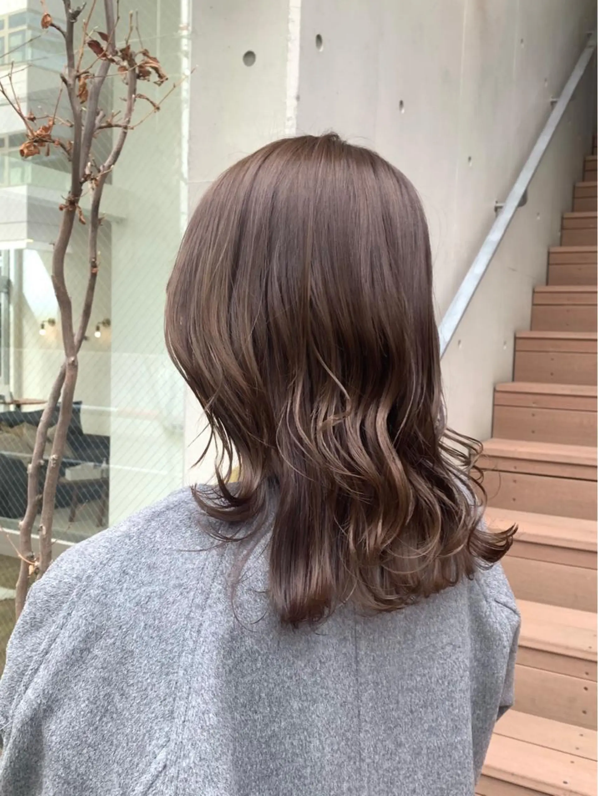 ミディアム 森山 佳小里/カラー /似合わせカットのヘアスタイル