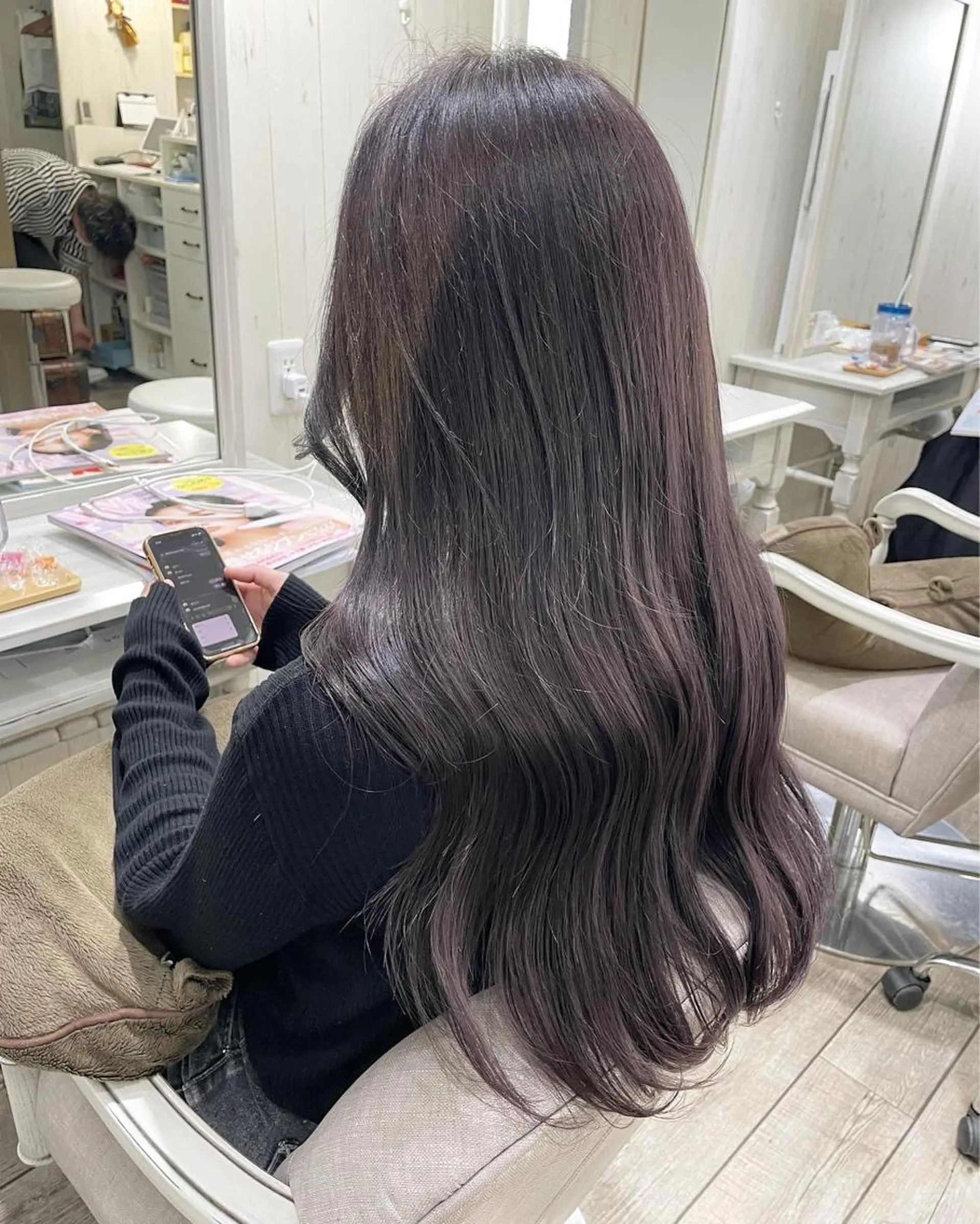 ロング ネモトメイナ🌿‬ 今月末で退職しますのヘアスタイル