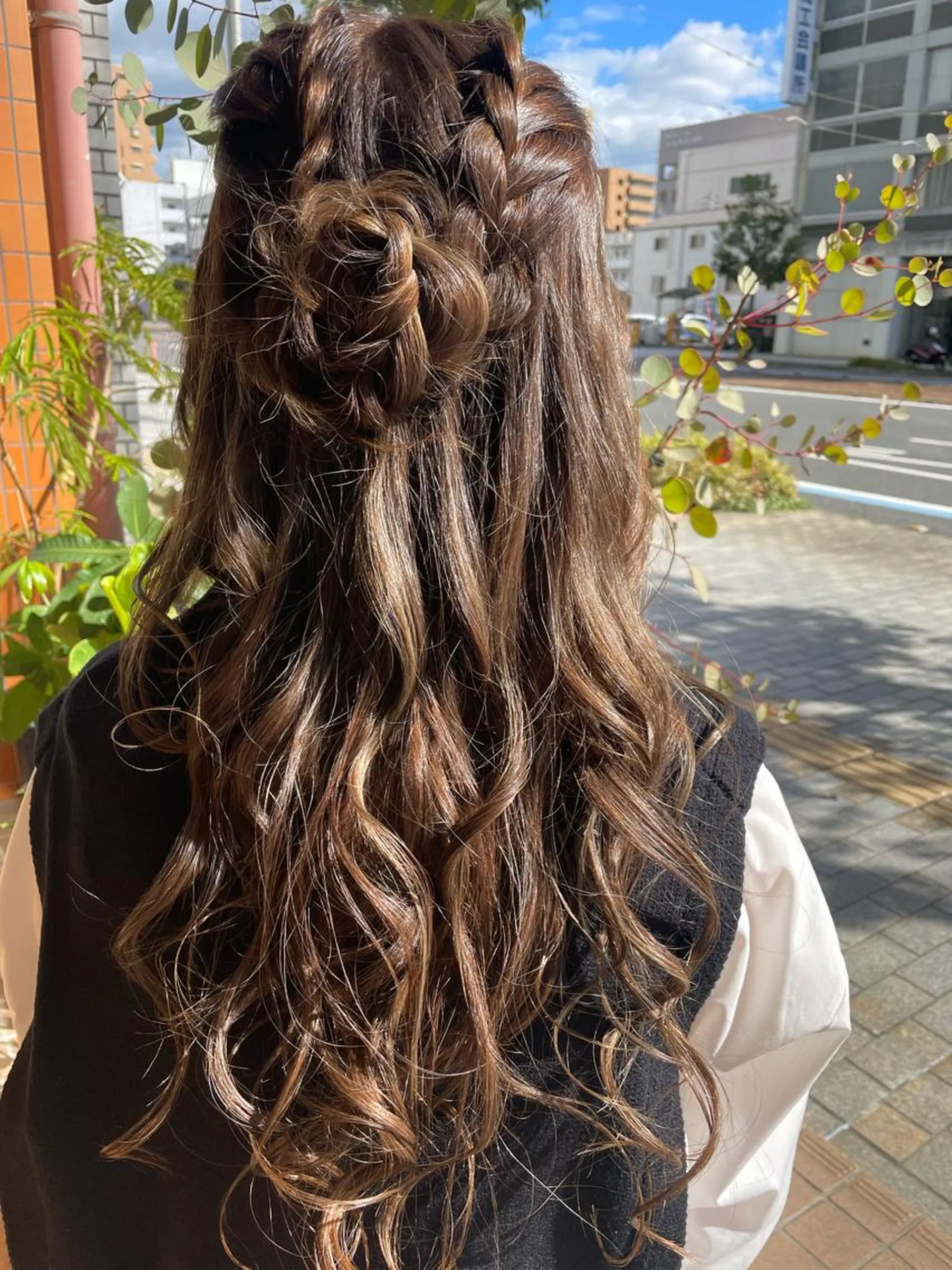 ロング ヘアアレンジ Era Hatsuneのヘアスタイル