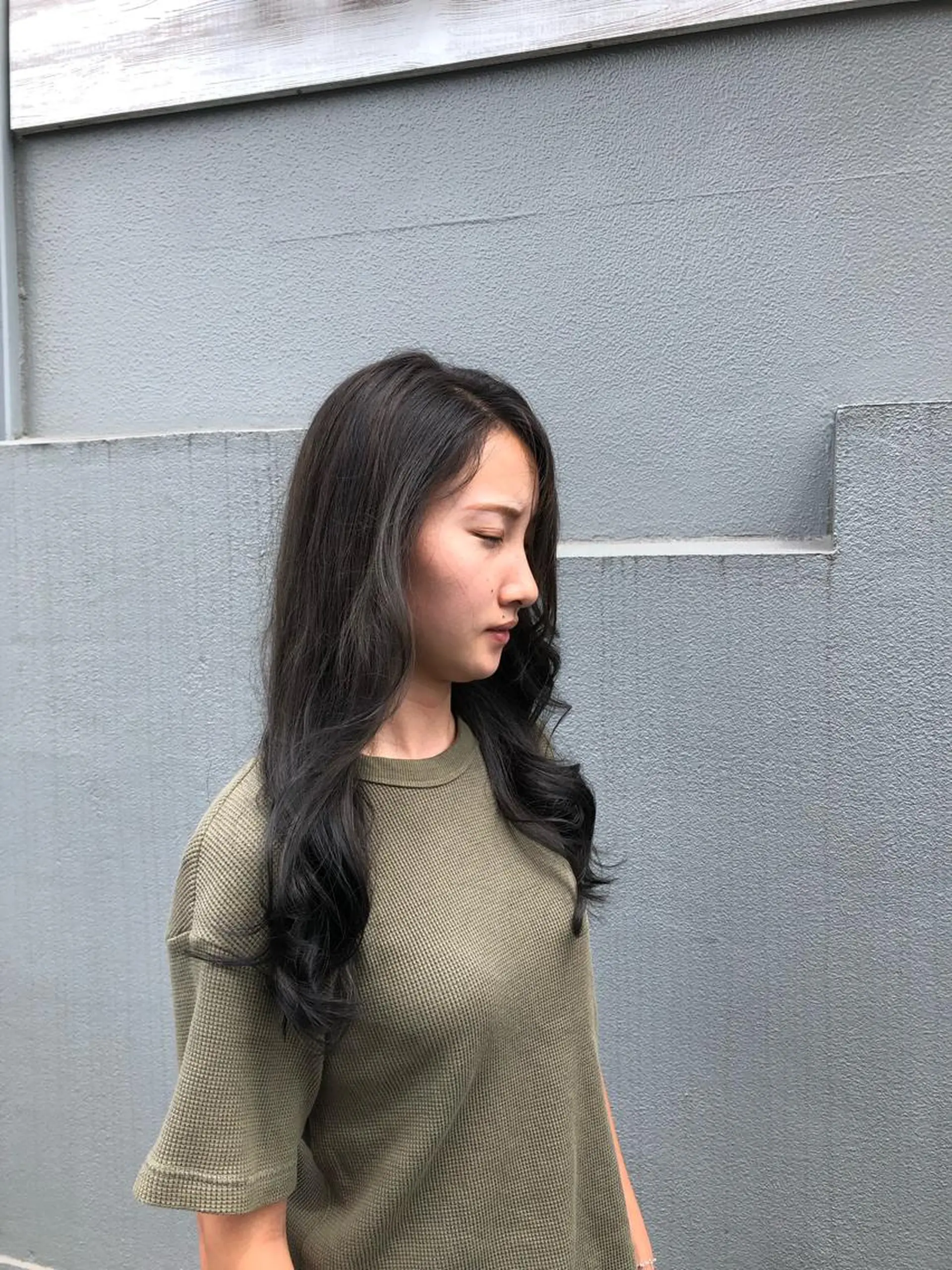 セミロング カット ヘアカラー トリートメント 🐆アンドウ チカコ🦓のヘアスタイル