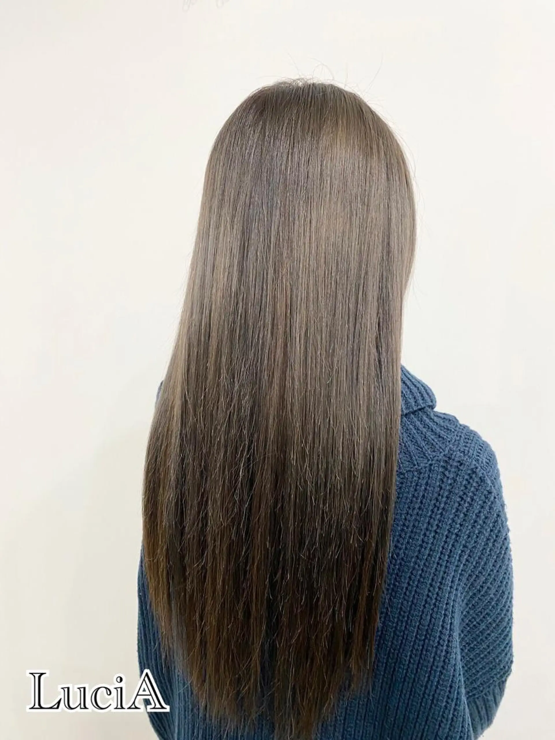 カラー ロング ヘアアレンジ MISAKIエクステ ブリーチ\5900のヘアスタイル