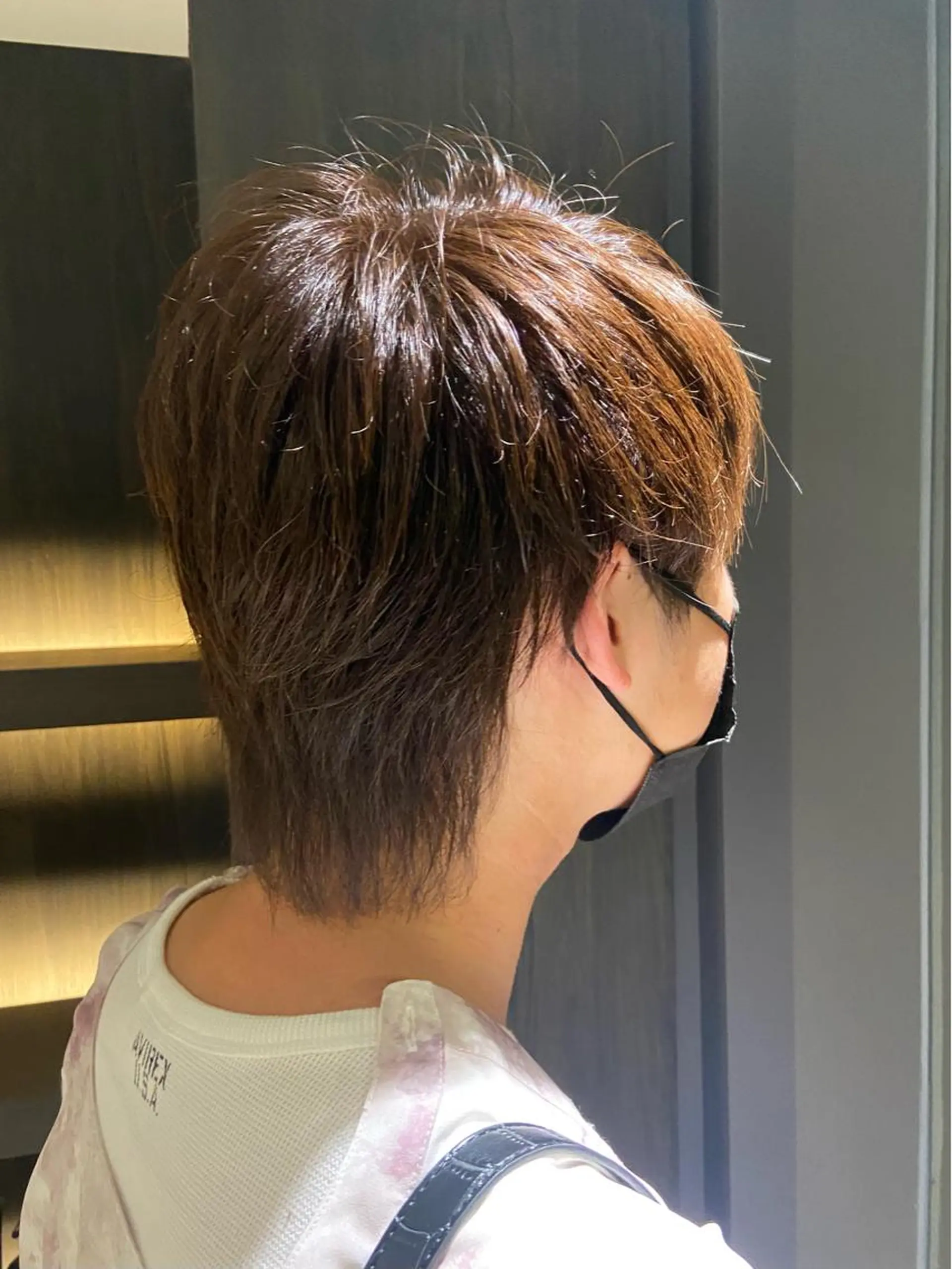 ショート カラー アッシュ アッシュブラウン ブラウンカラー カット ヘアカラー ヘッドスパ natsumi / N°ariaのヘアスタイル