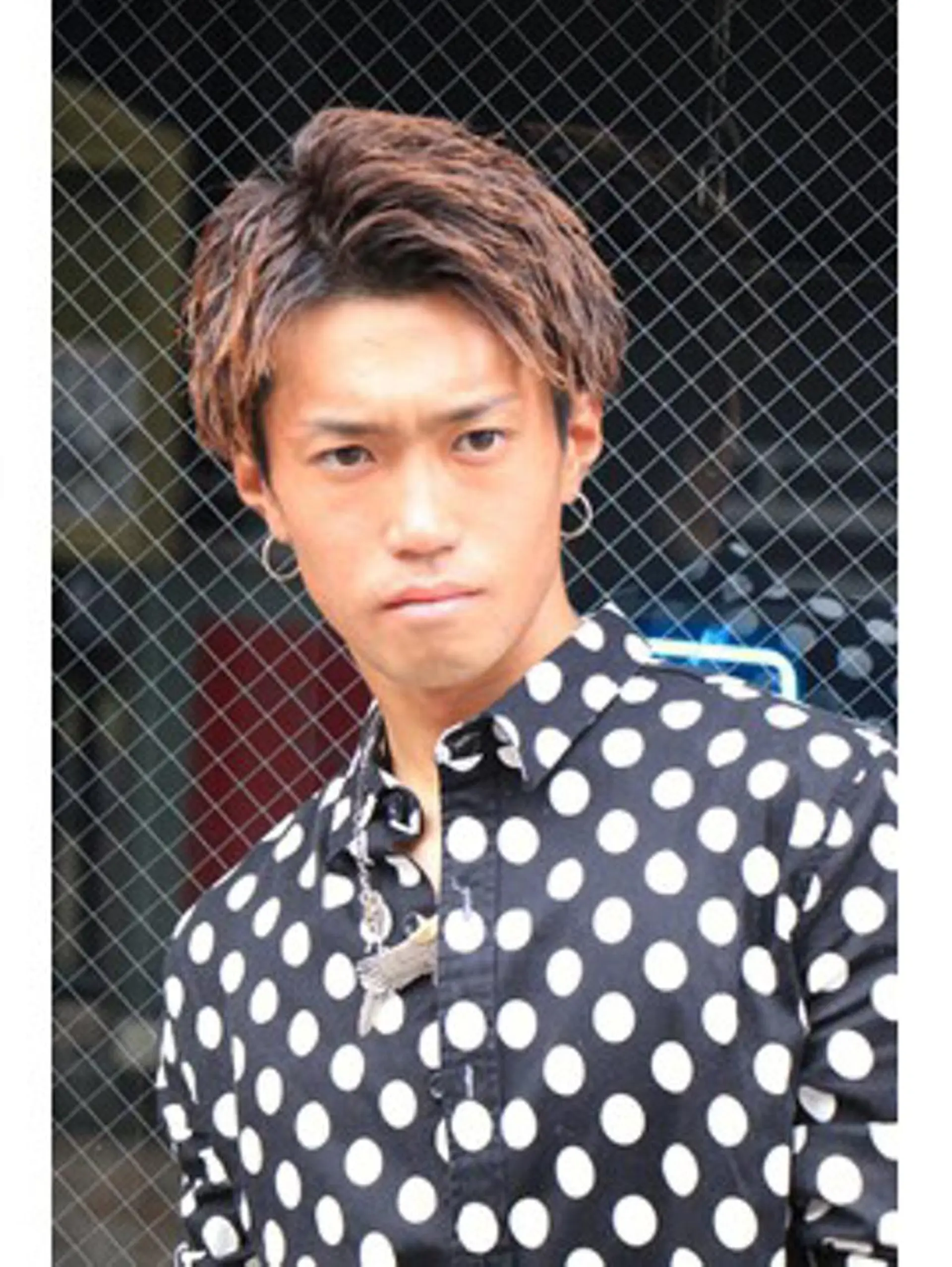 ショート カラー ブラウンカラー 白子 怜のヘアスタイル