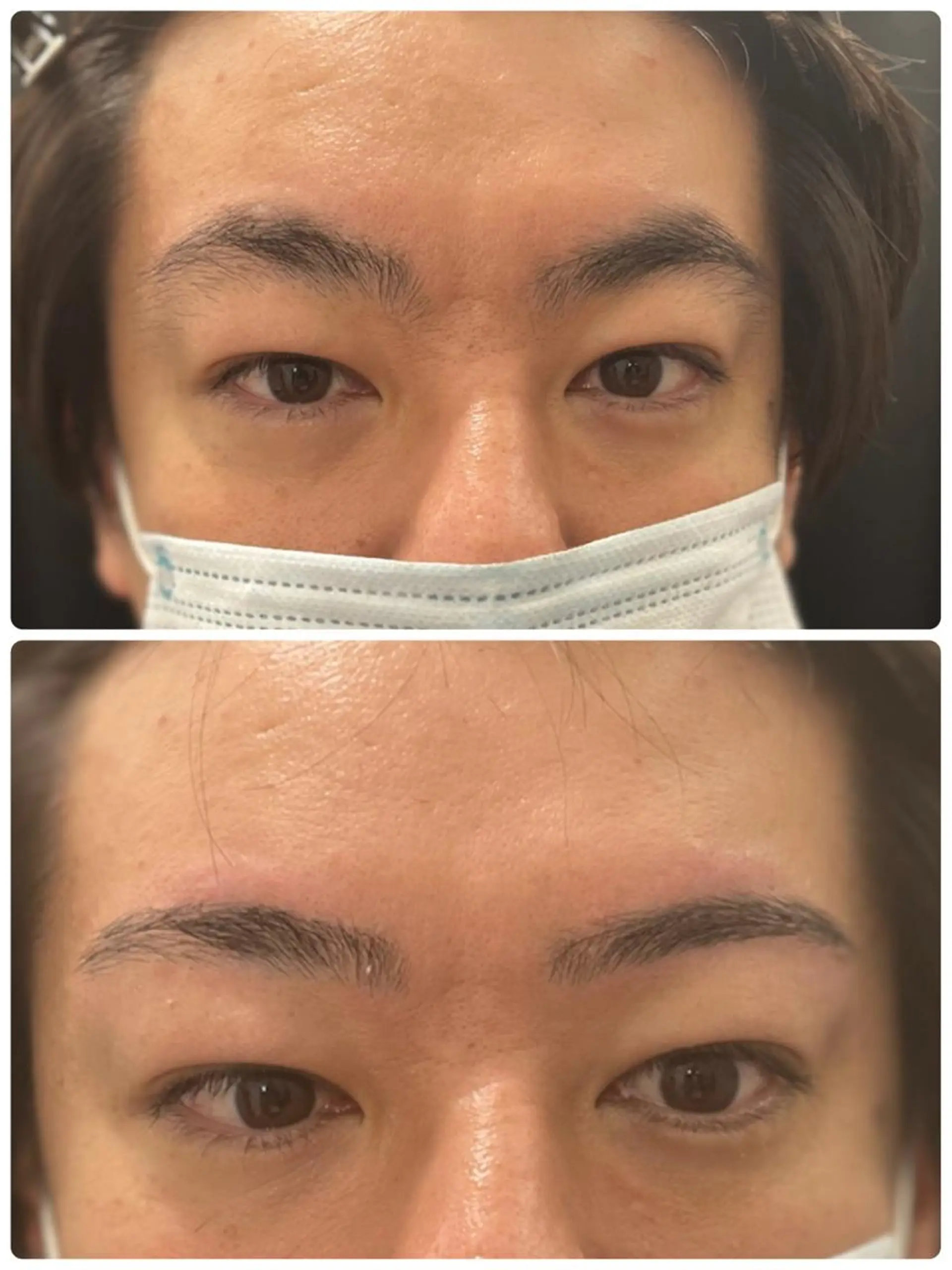 アイブロウ 眉カラー メンズアイブロウ 眉毛ワックス脱毛 ワックス脱毛 眉カット 溝部裕太Hair salon808代表のヘアスタイル