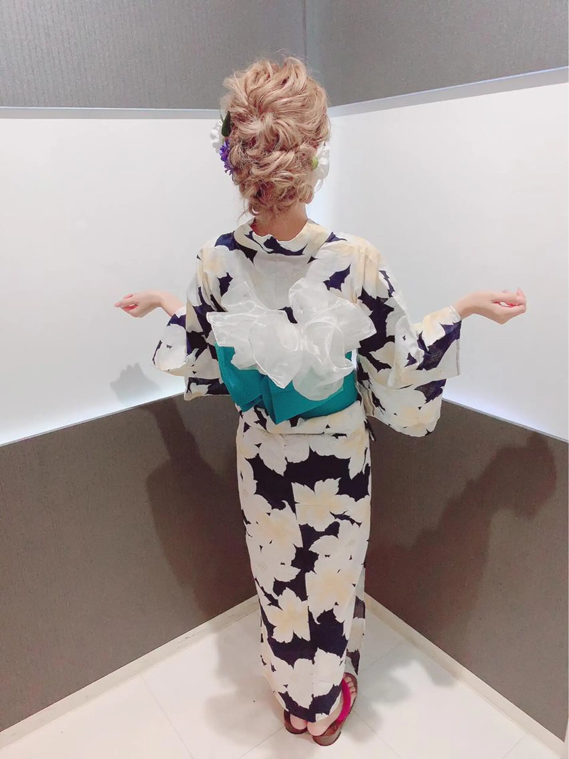 着付け 田中 佐枝子のヘアスタイル