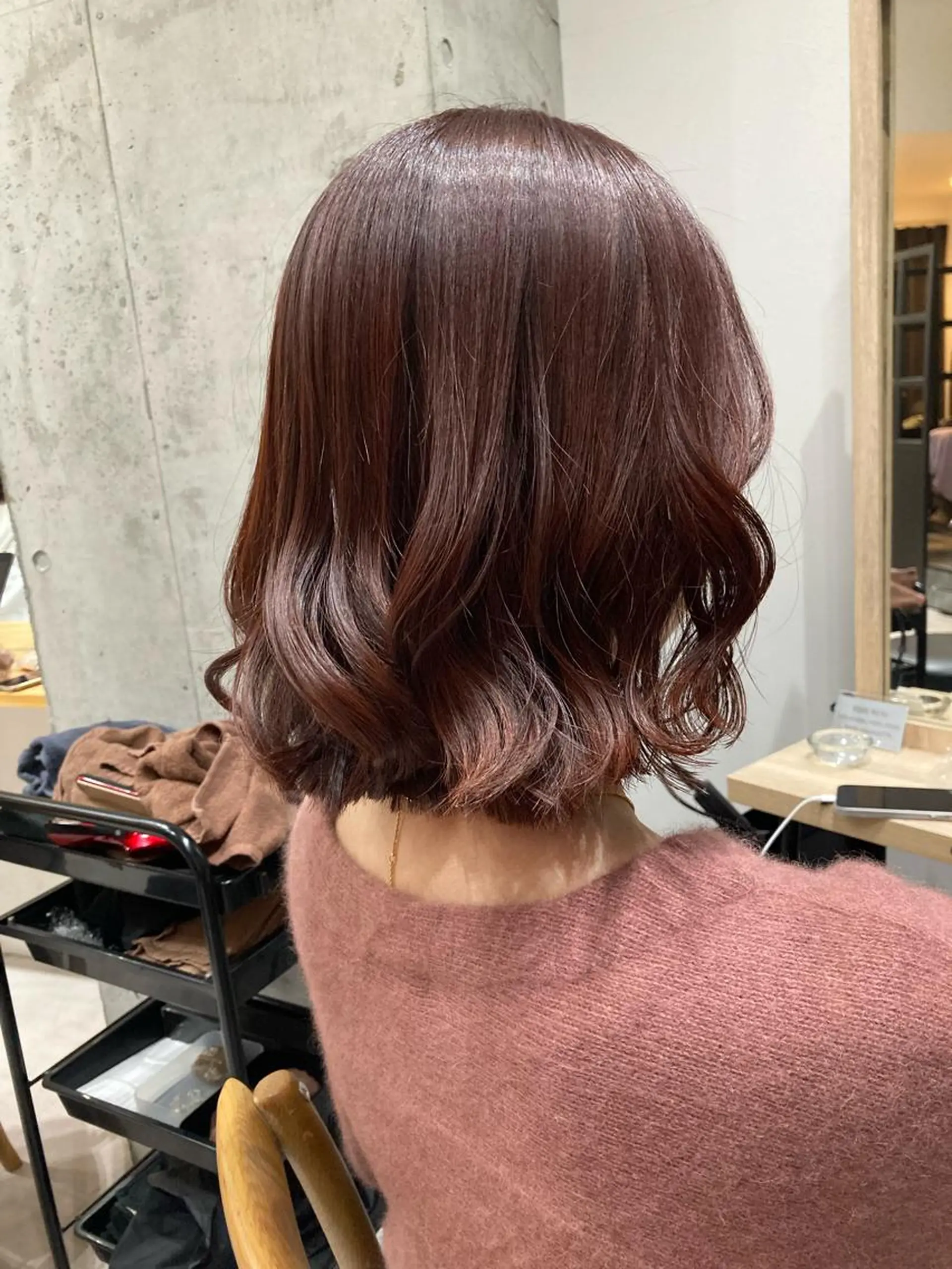 ショート ✨色持ちの良い艶 カラー✨蟹江真世のヘアスタイル