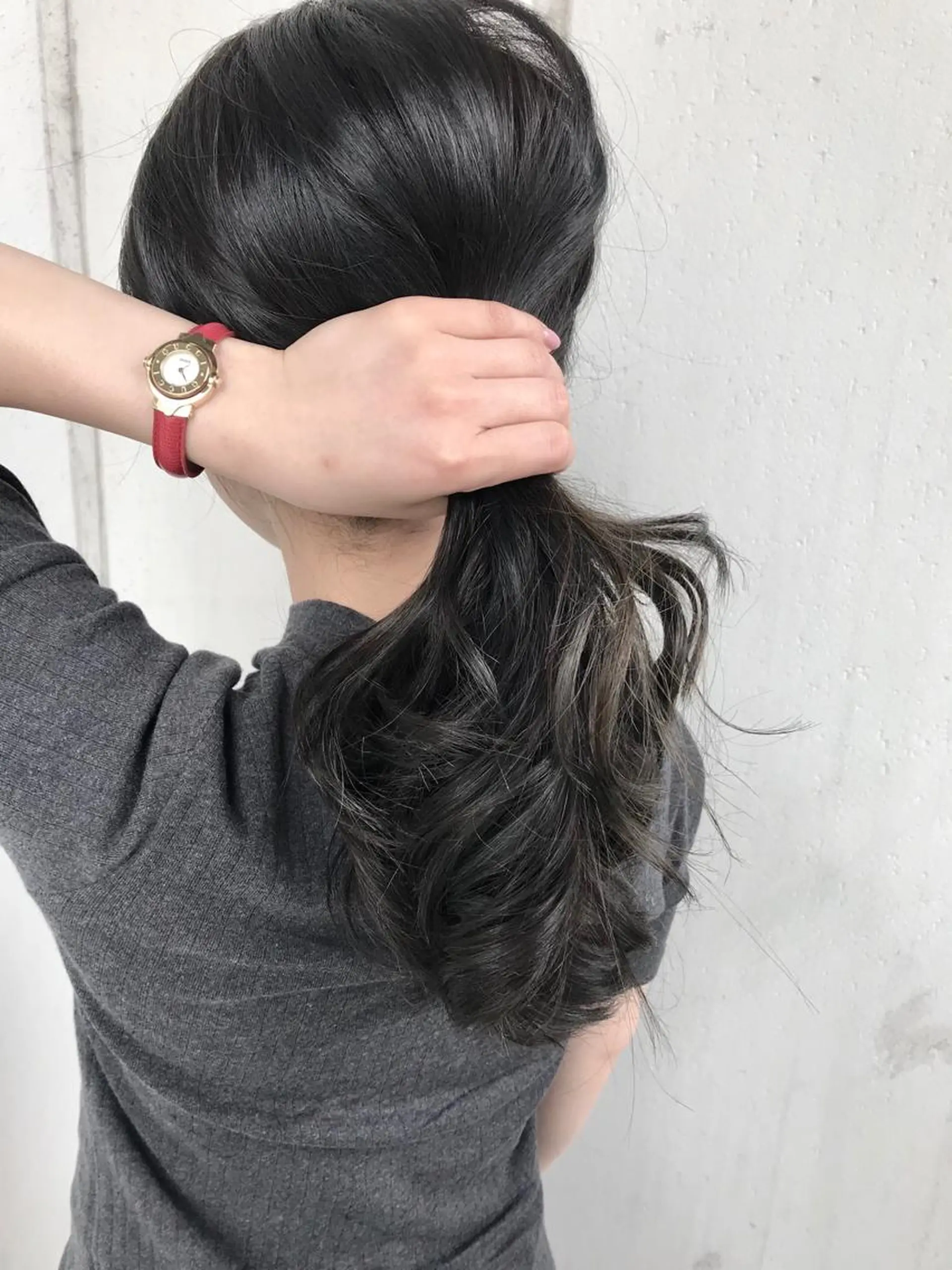 セミロング ハイライト ヘアカラー トリートメント ブリーチなしで 全国から予約殺到♡のヘアスタイル