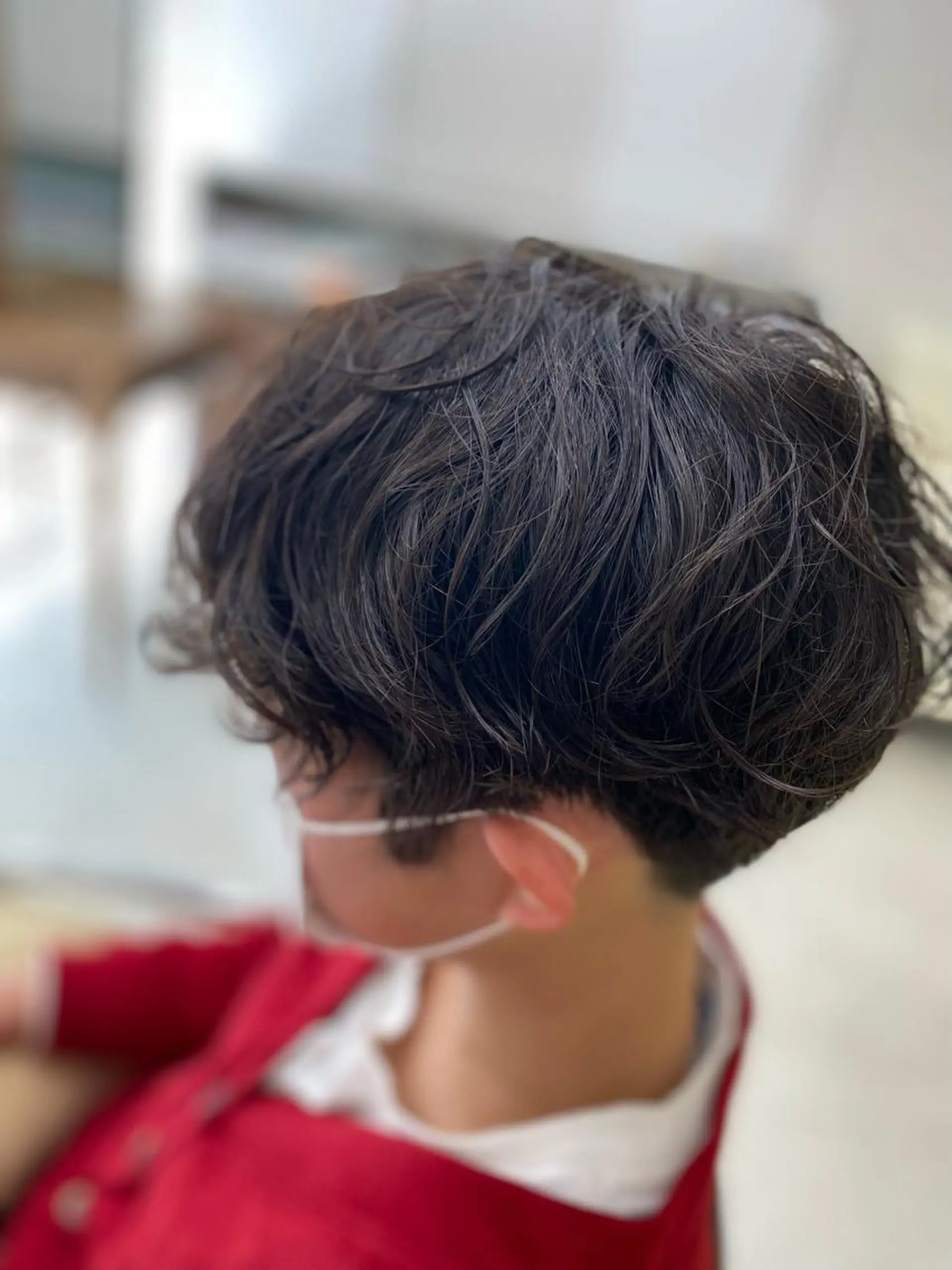 ショート パーマ カット パーマ 長谷川 誠志のヘアスタイル