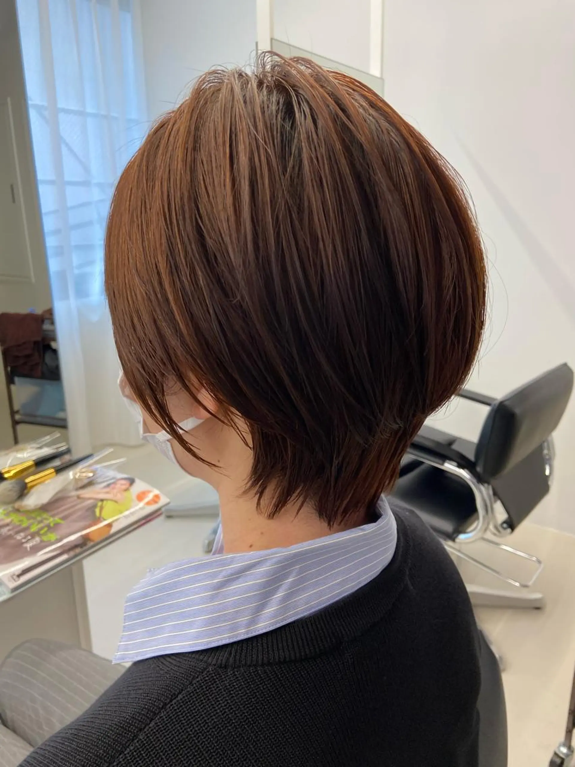 ショート 髪質改善カラー✨質感 ショート✨石山航のヘアスタイル