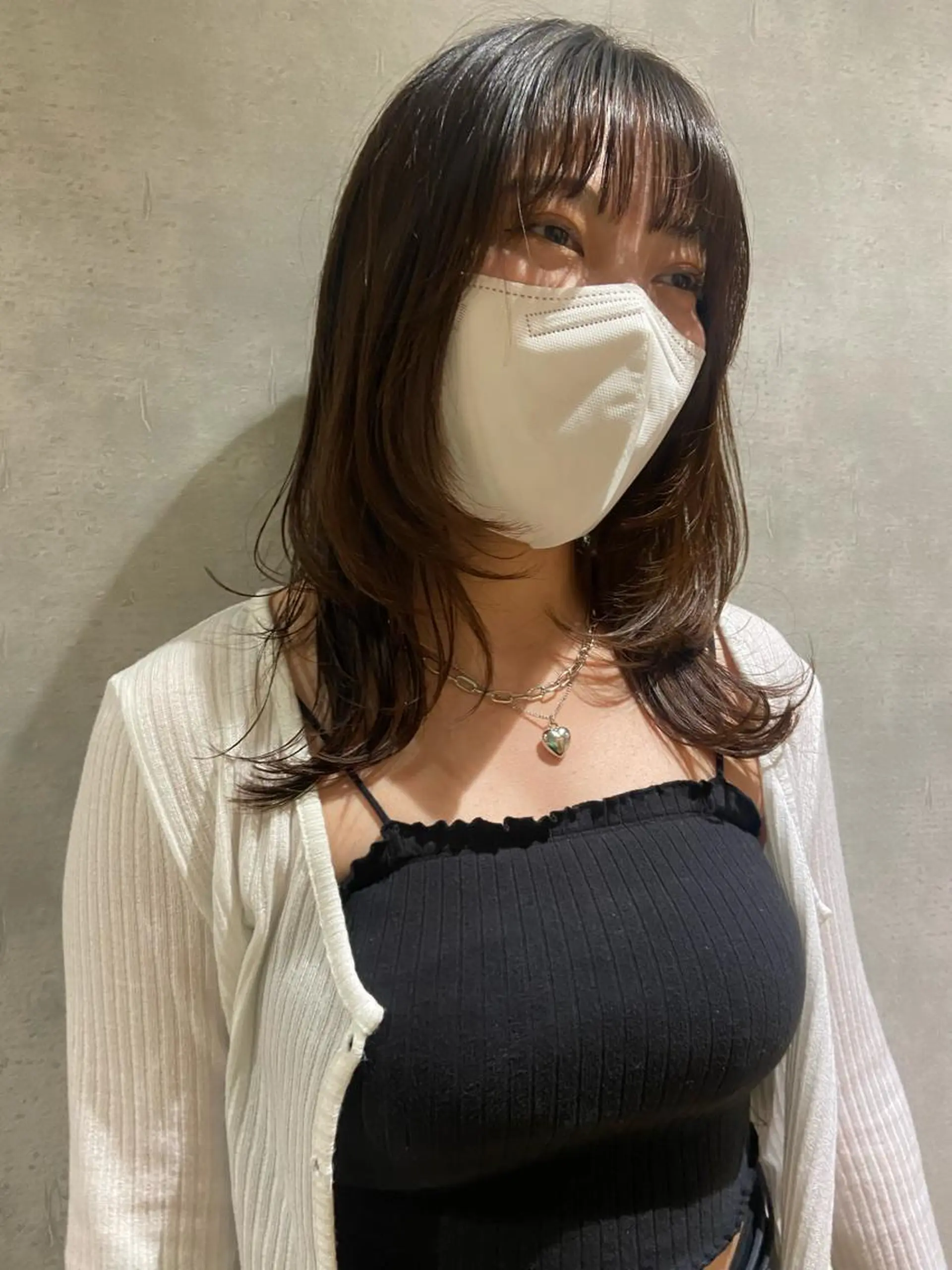 ミディアム レイヤーカット カット ヘアカラー トリートメント 🪽似合わせカラー RENA.🪽🩶のヘアスタイル