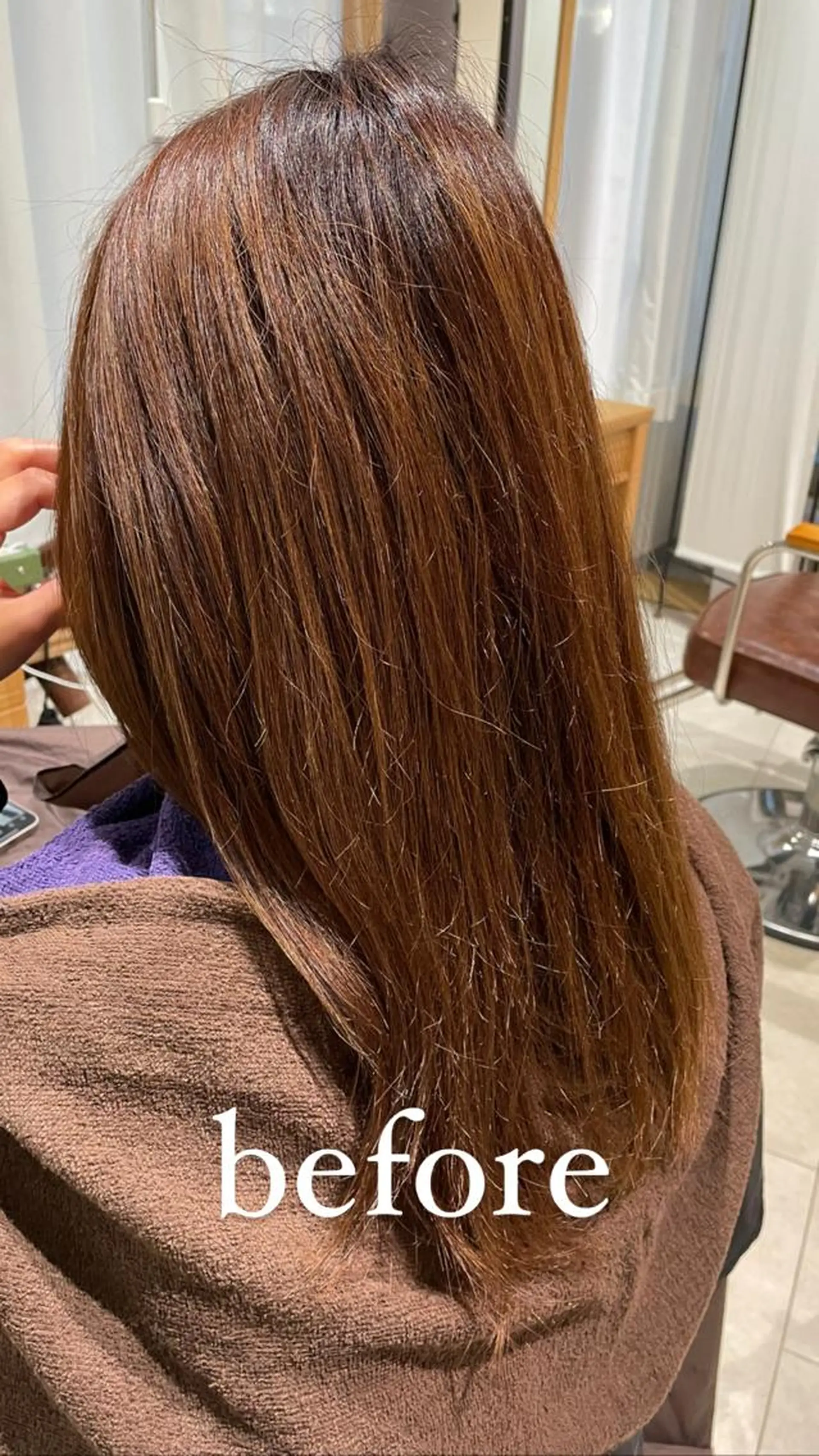 ミディアム カラー アクアカラー 髪質改善 トリートメント カット ヘアカラー トリートメント 過去一の柔髪ヘア 🌿einshairのヘアスタイル