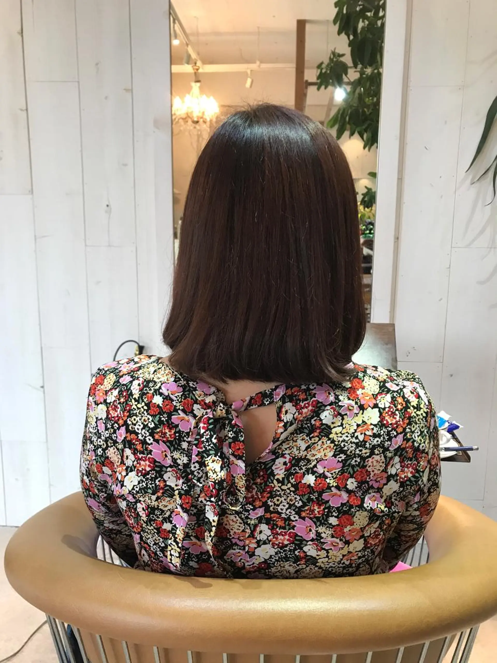 ショート カラー ピンクカラー ヘアカラー トリートメント 長尾 桃佳のヘアスタイル