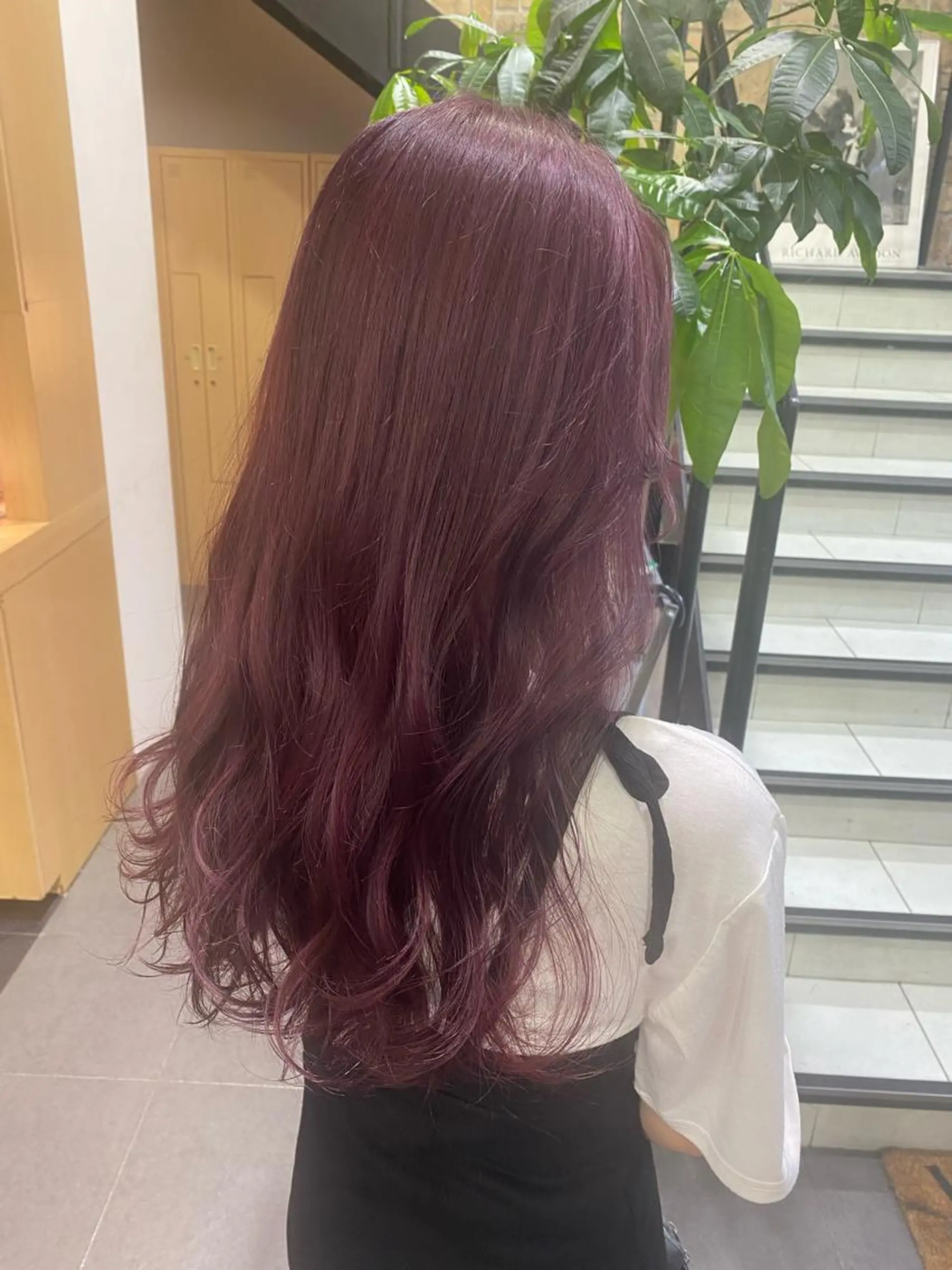 ロング カラー ヘアアレンジ TSUNA 🌙 Lim 五反田のマツエク・マツパデザイン