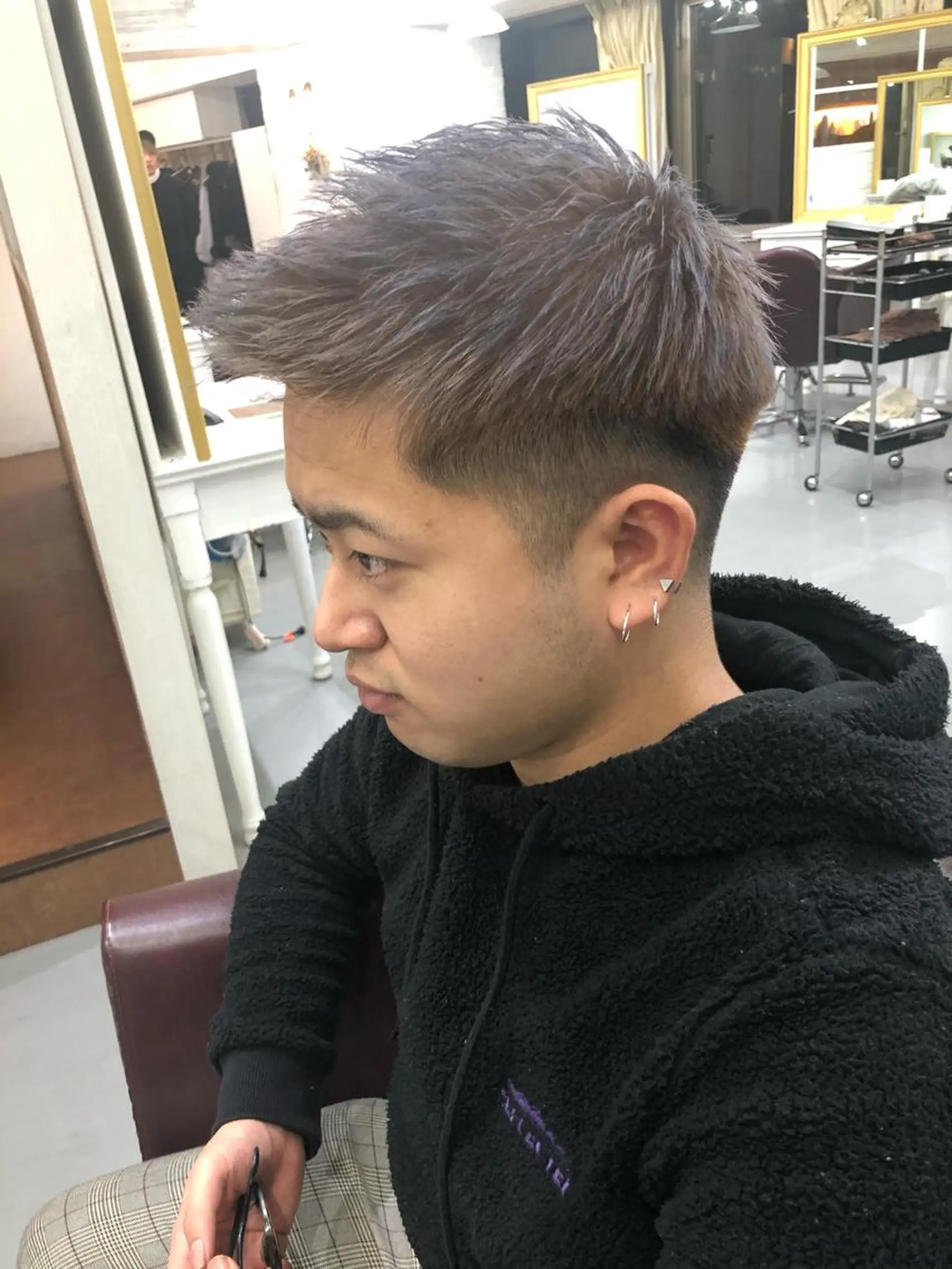 カラー メンズ Soleria 田中慎一のヘアスタイル