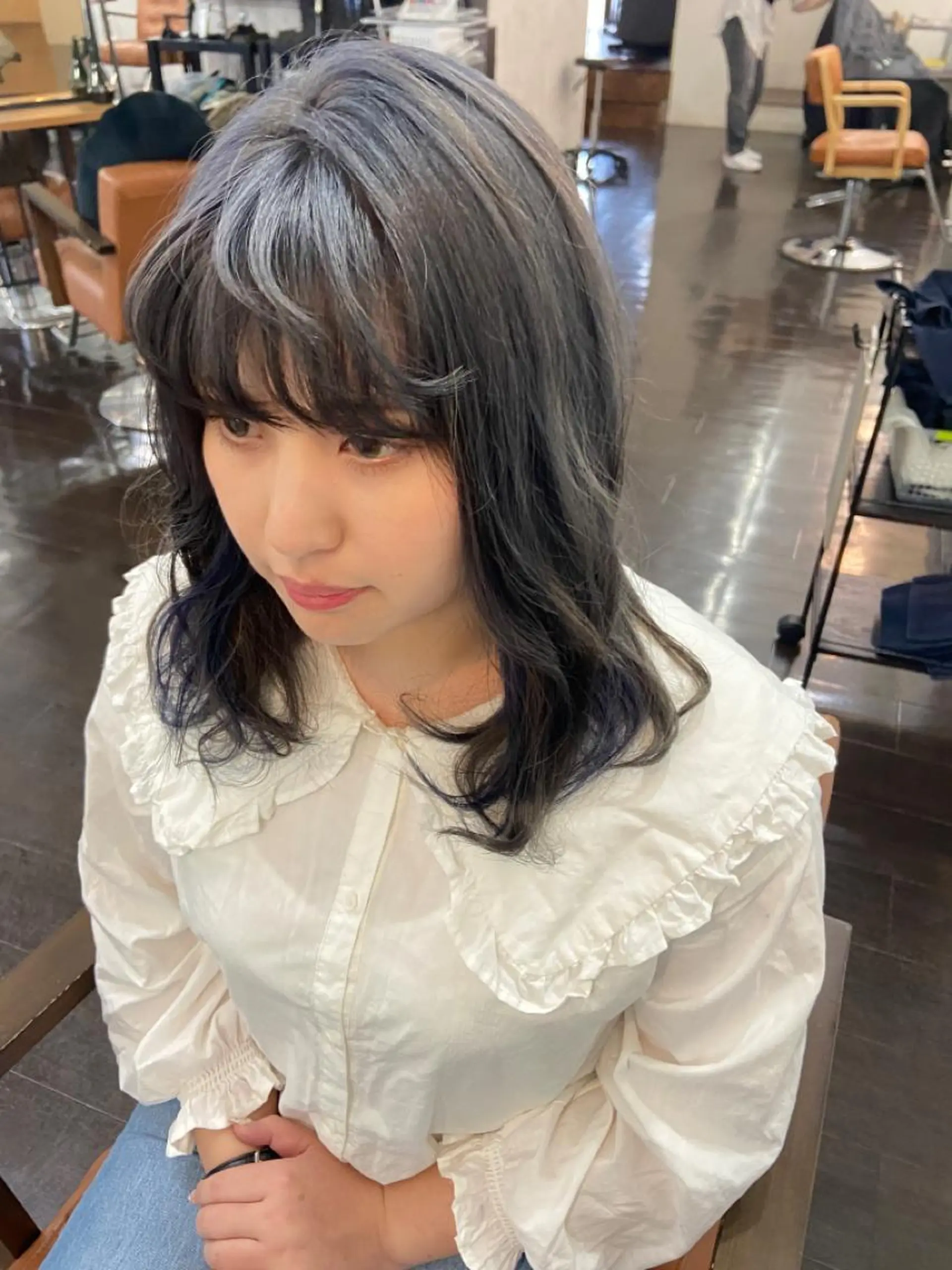 ショート カラー パーマ ヘアアレンジ メンズ キッズ ネイル マツエク・マツパ 透明感カラー 久木原 ゆりのヘアスタイル