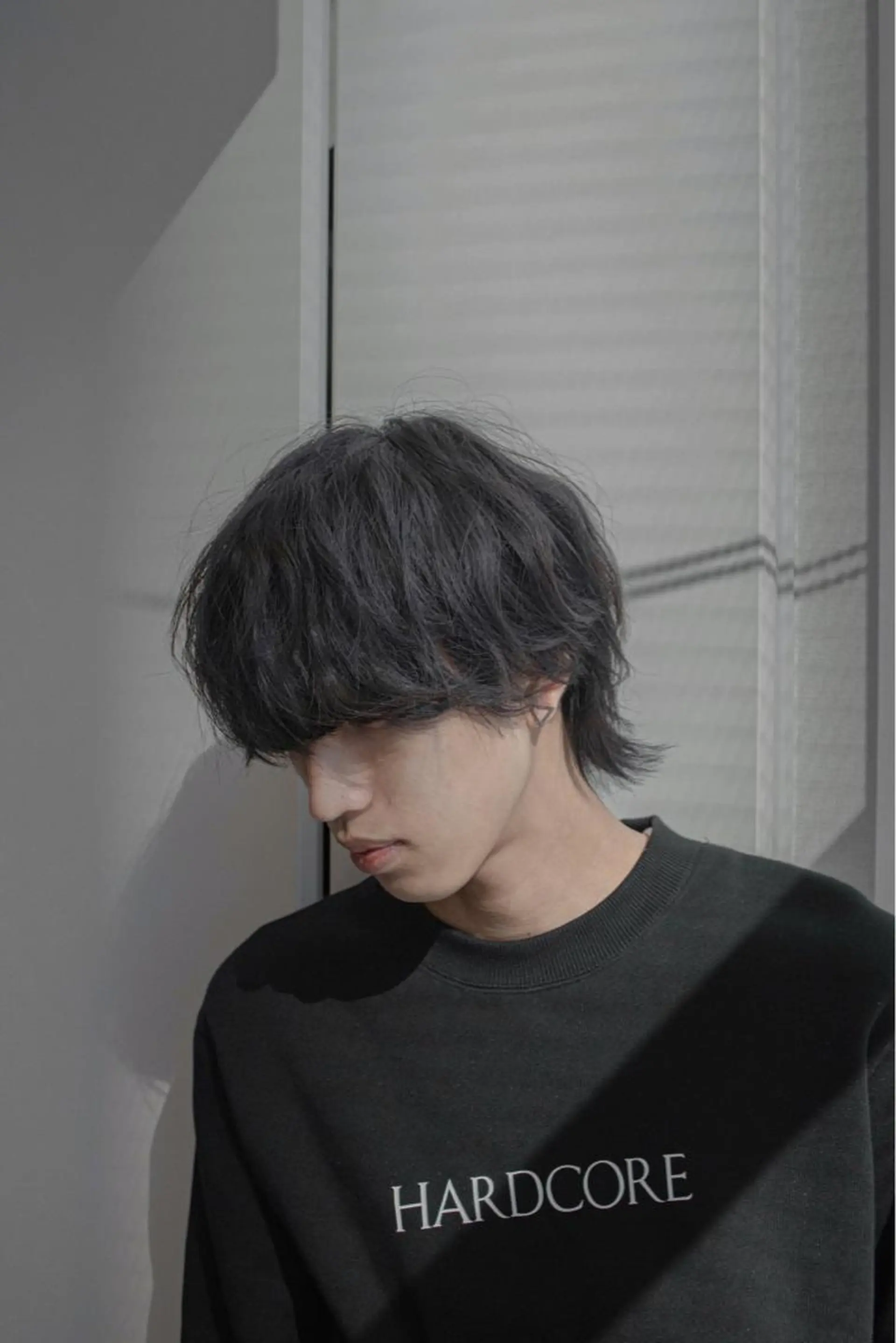 パーマ メンズ 波巻きパーマ 高島 悠吾のヘアスタイル