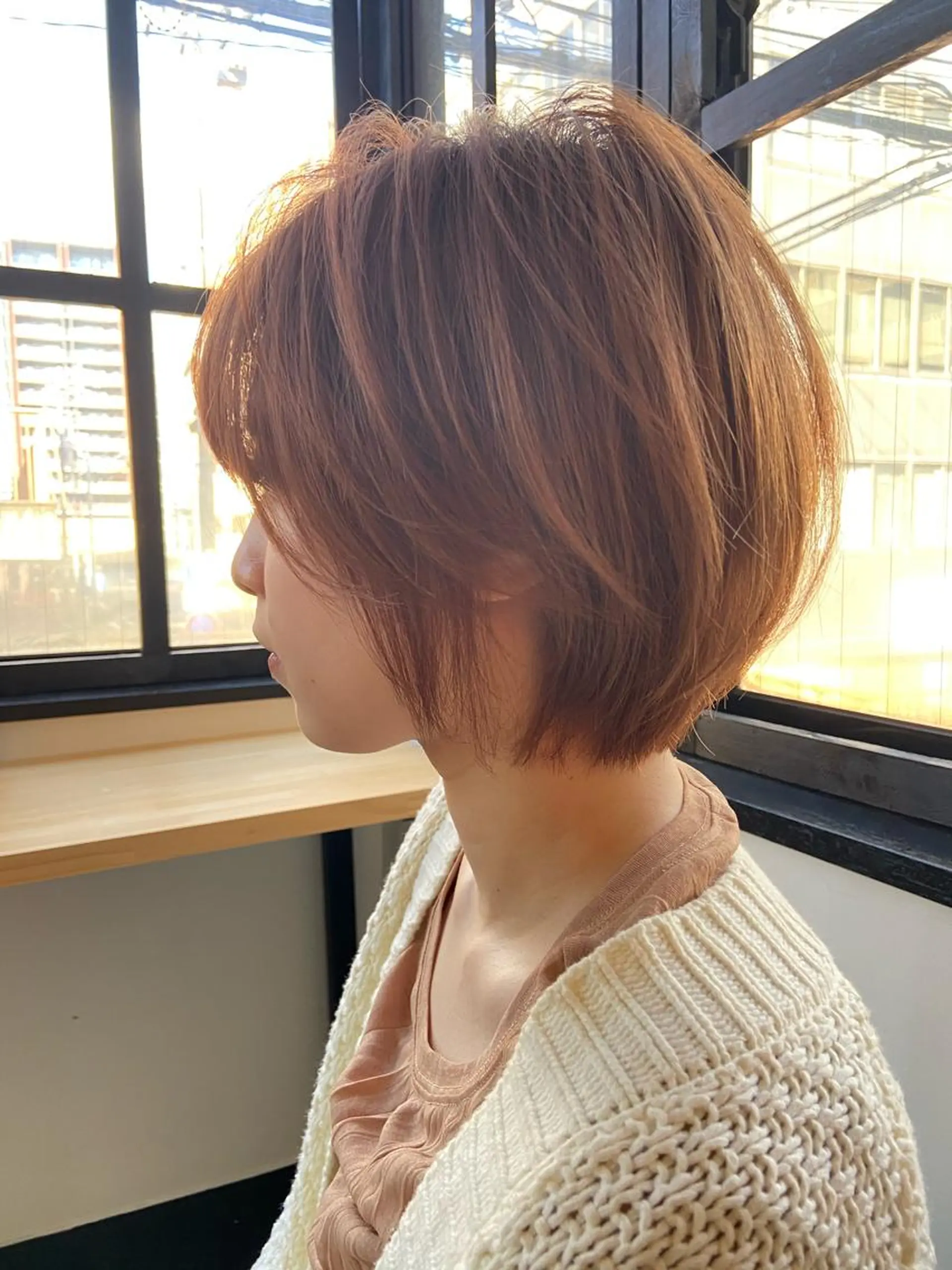 ショート カラー ショートヘア 田中 あやなのヘアスタイル