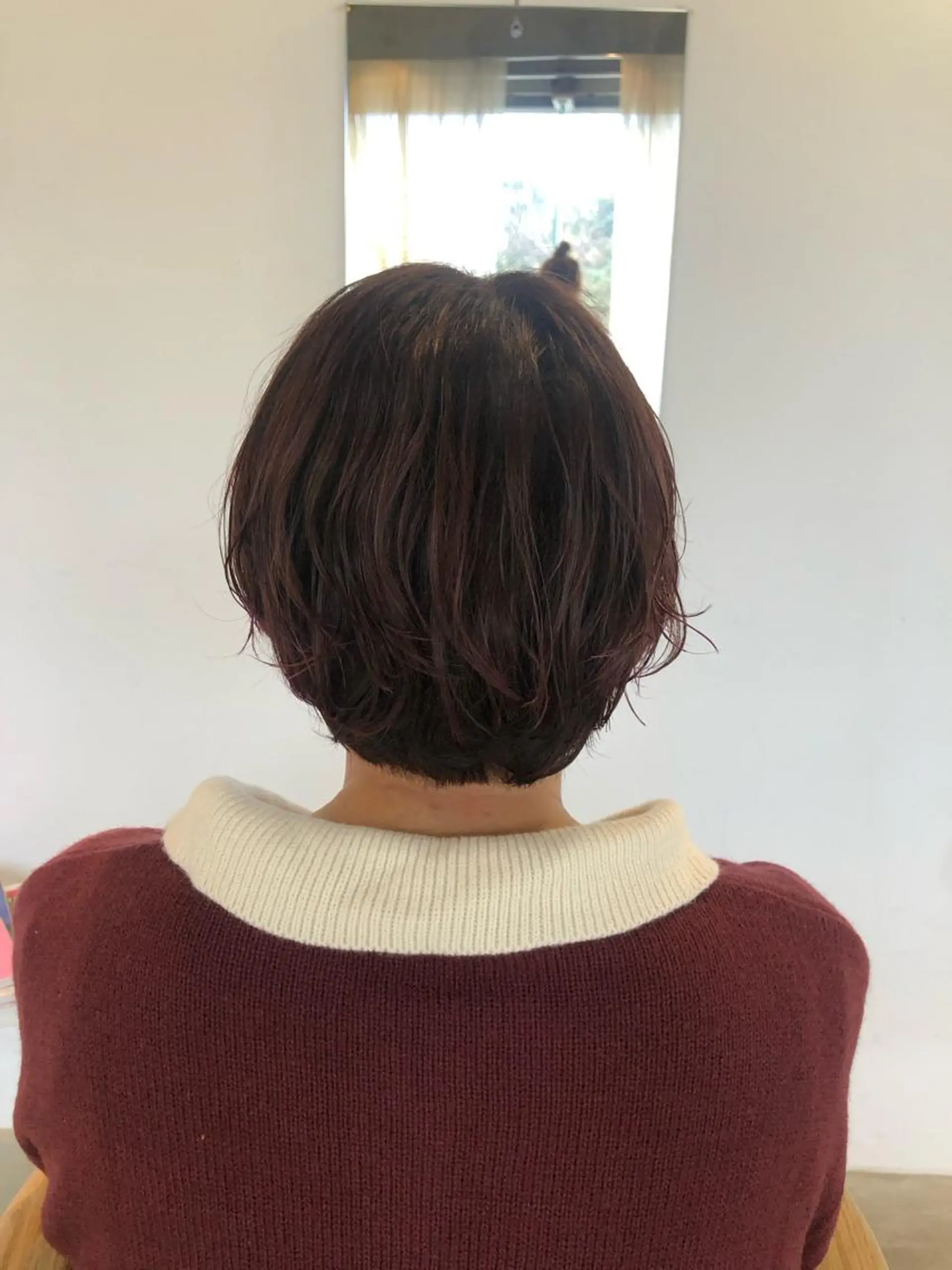 カラー ブラウンカラー ピンクカラー 竹内 絢香のヘアスタイル