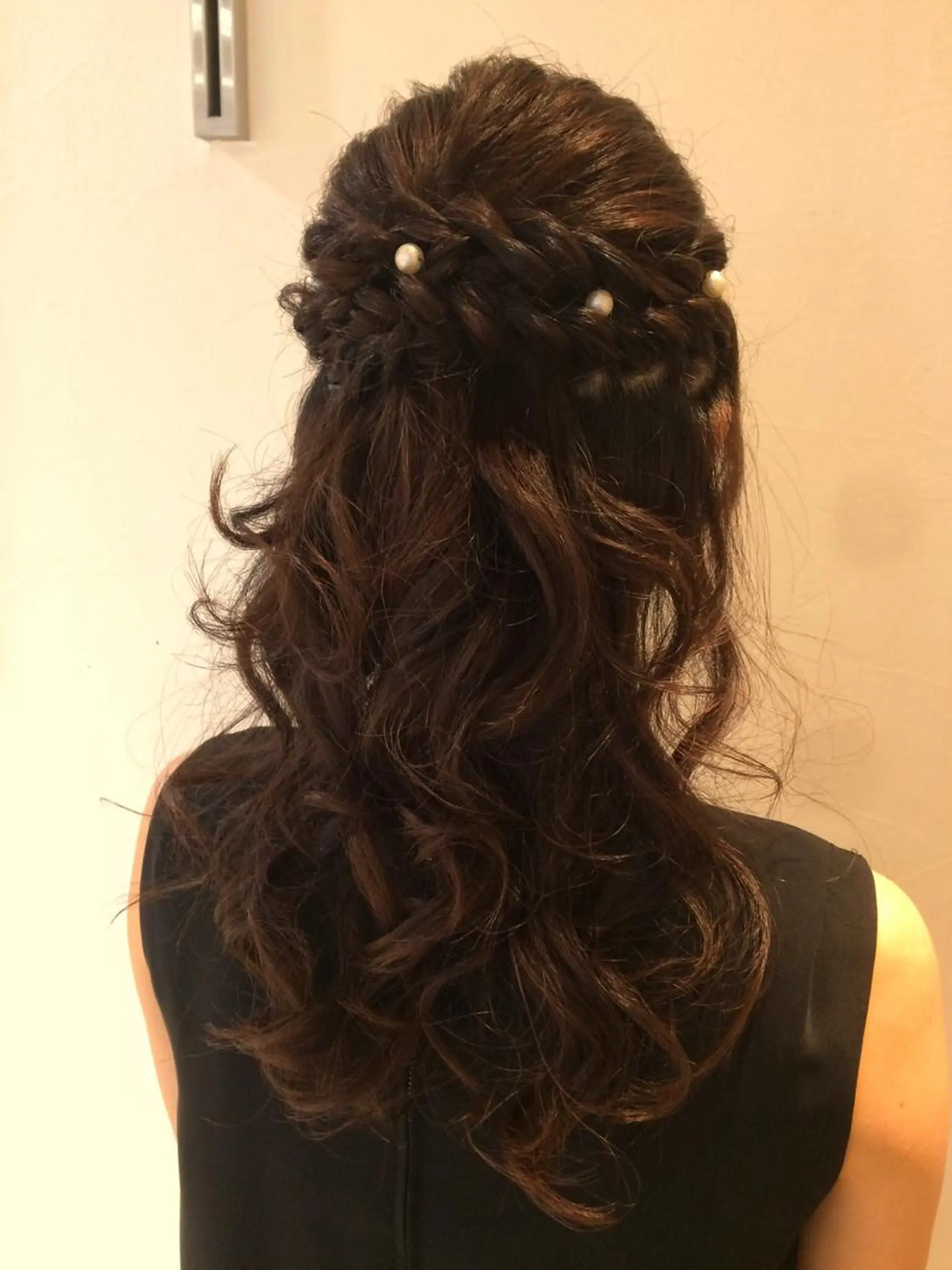 ヘアアレンジ ハーフアップ ヘアセット MeL 横浜/ MIHOのヘアスタイル