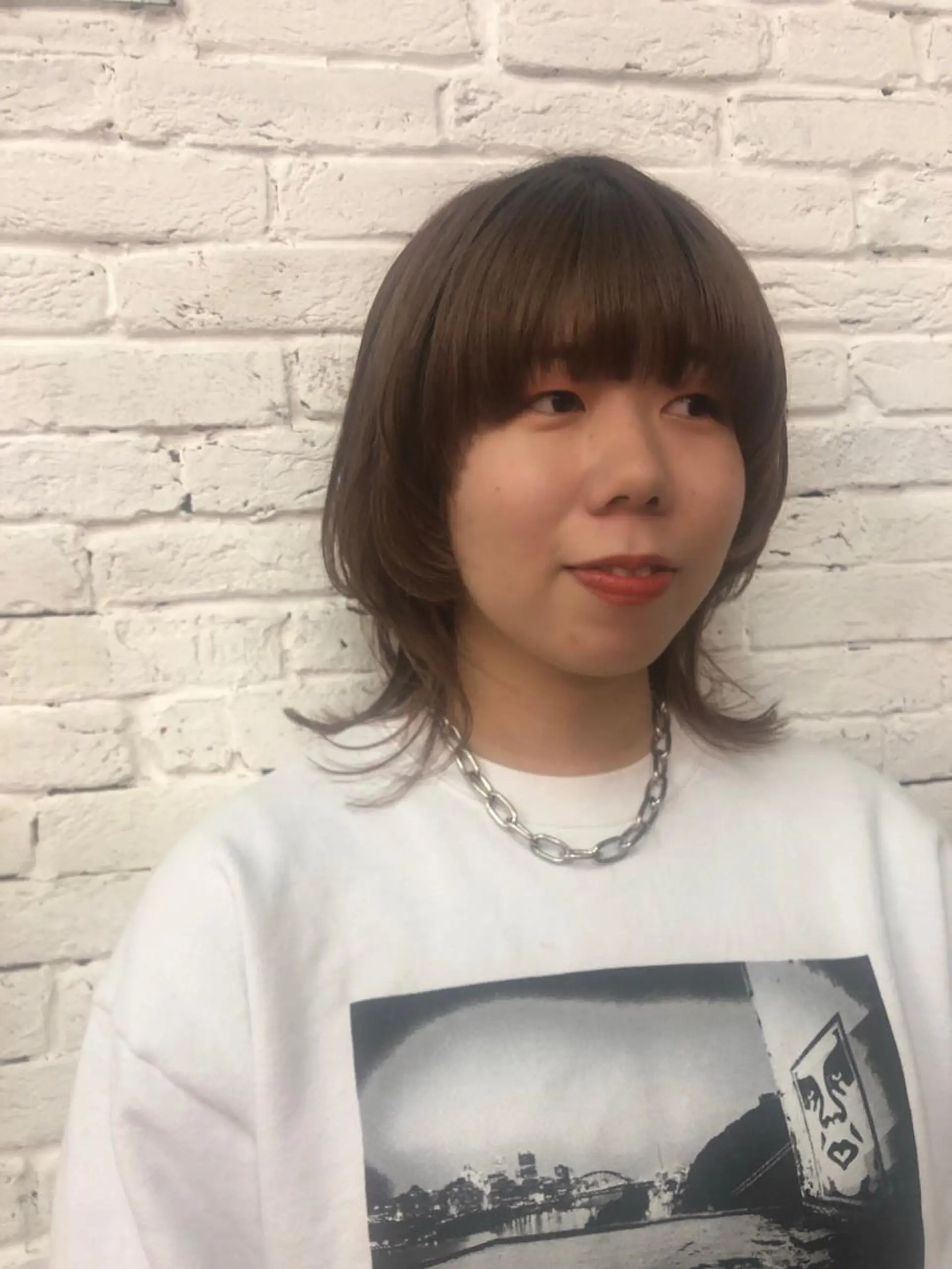 ミディアム カラー eri kinjoのヘアスタイル