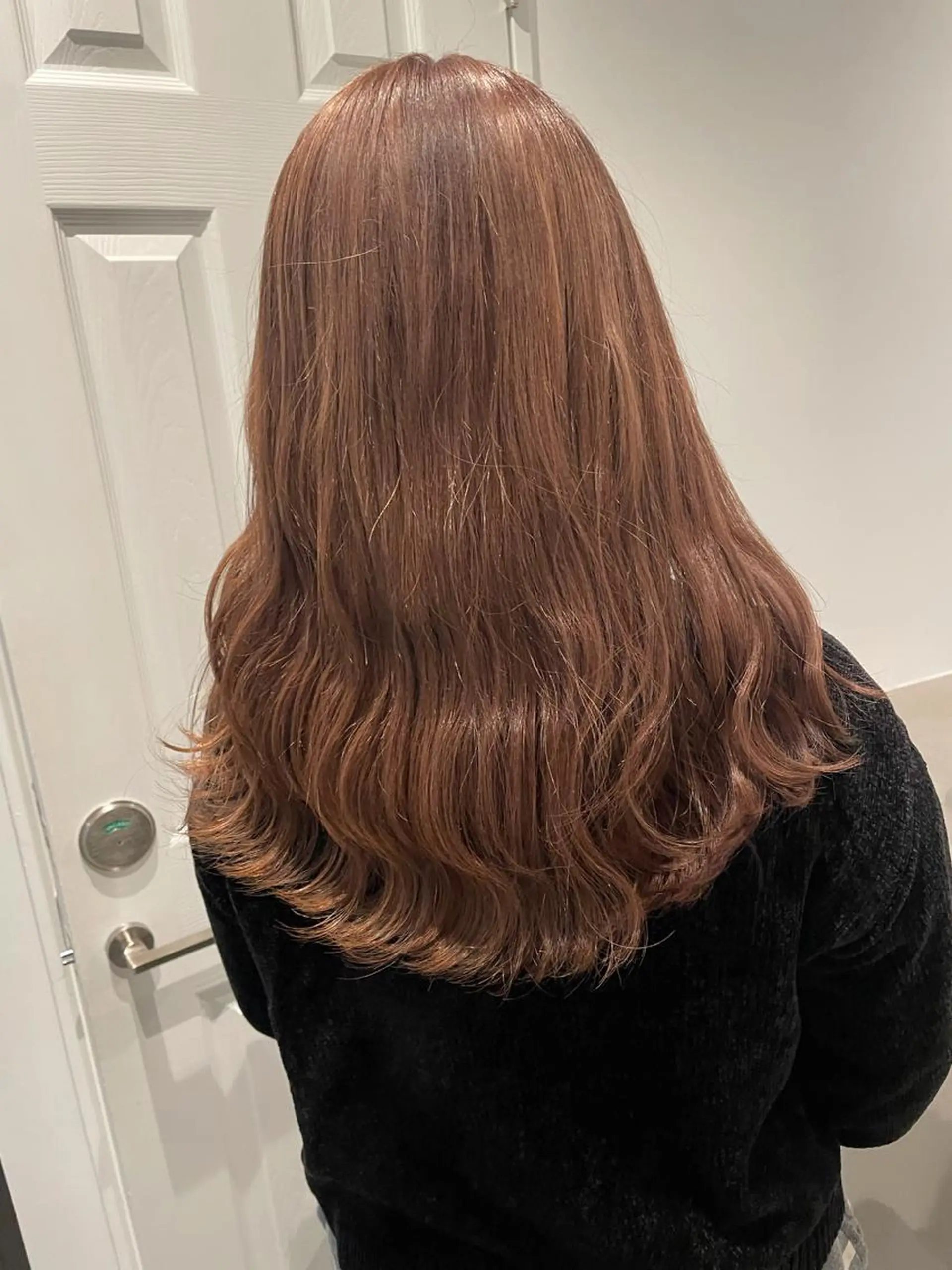 セミロング カラー ベージュカラー ブリーチ ミルクティーベージュ カット ヘアカラー トリートメント 中目黒🌼 🌼ハナのヘアスタイル