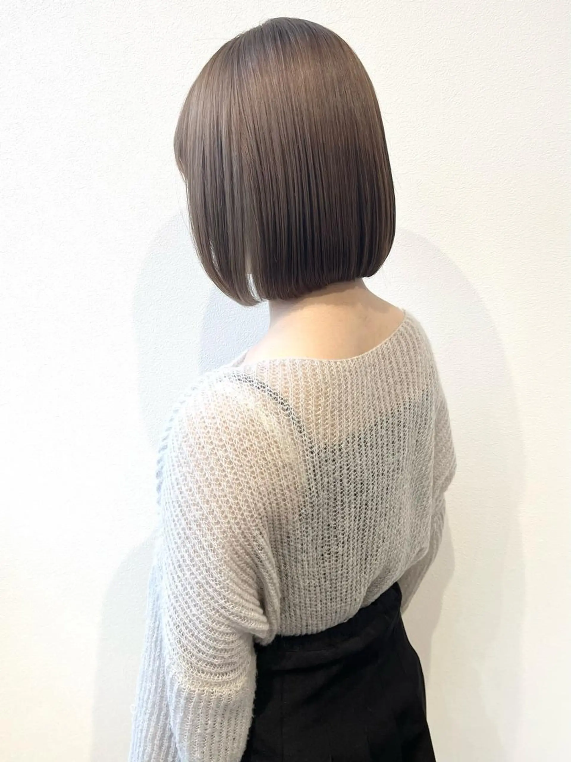 ショート カット ヘアカラー トリートメント MYRTLE TSUNODAのヘアスタイル