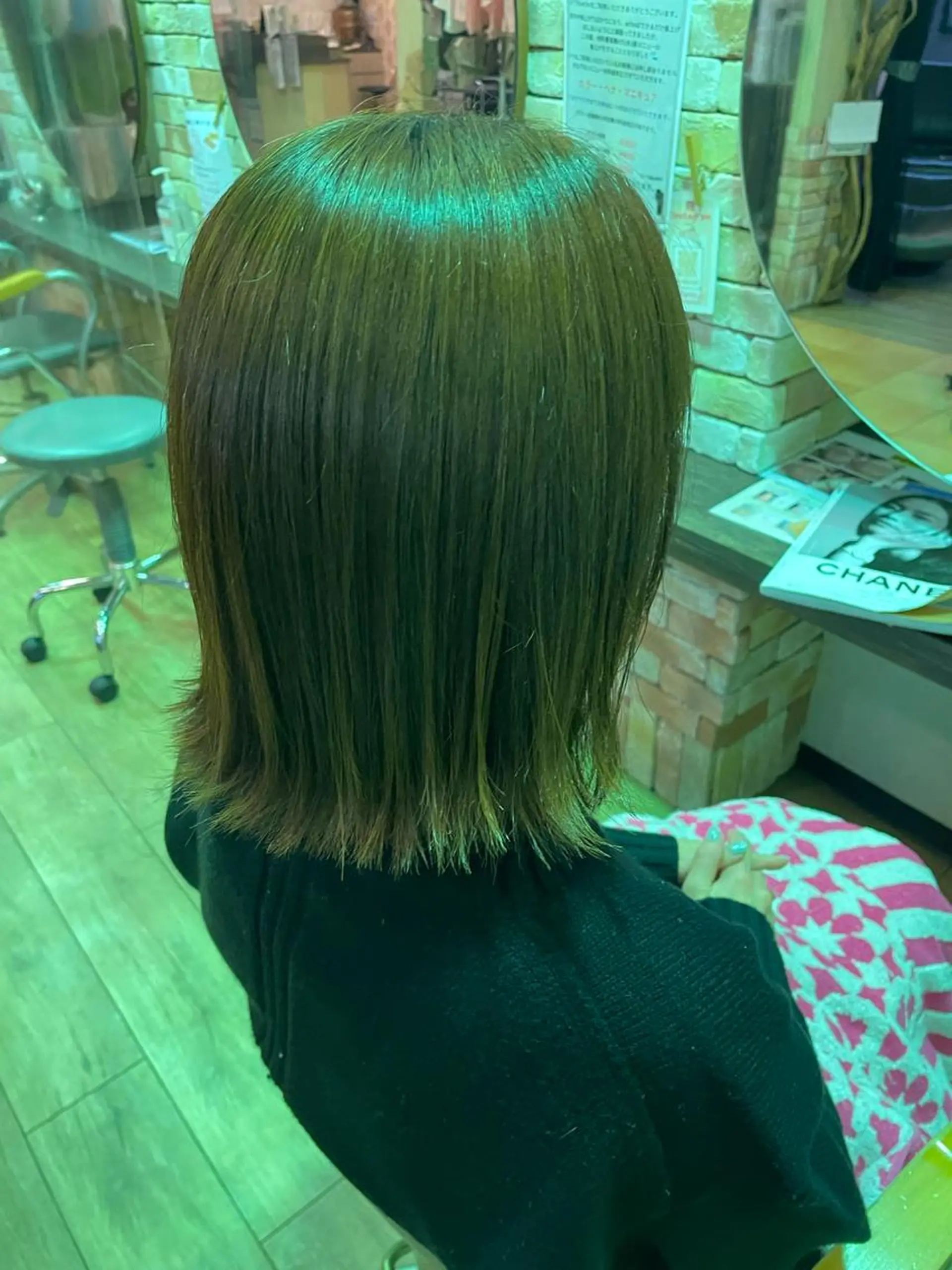 ミディアム hair make echo滿木あい花のヘアスタイル