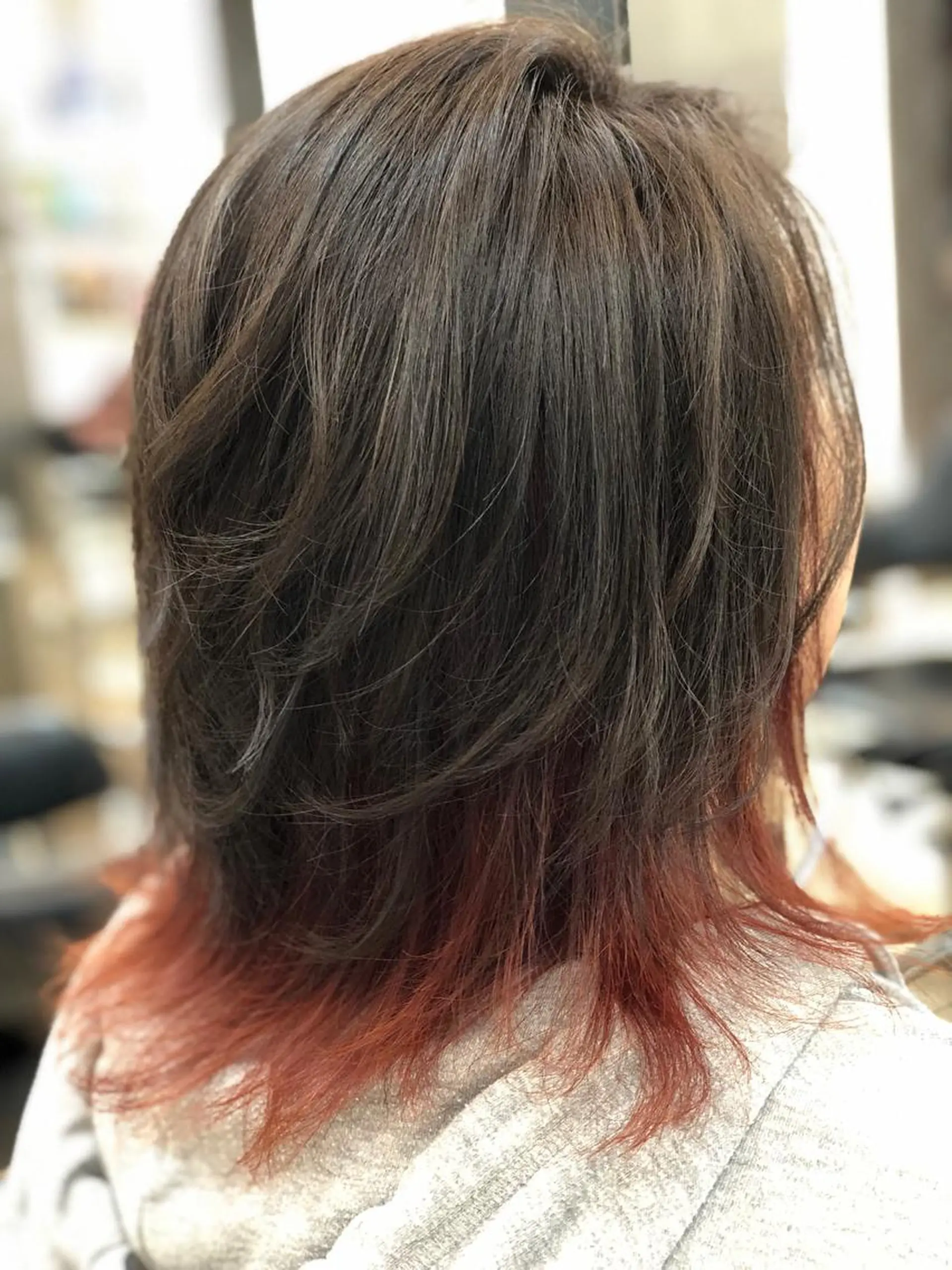 ミディアム カラー 斎藤 みくのヘアスタイル