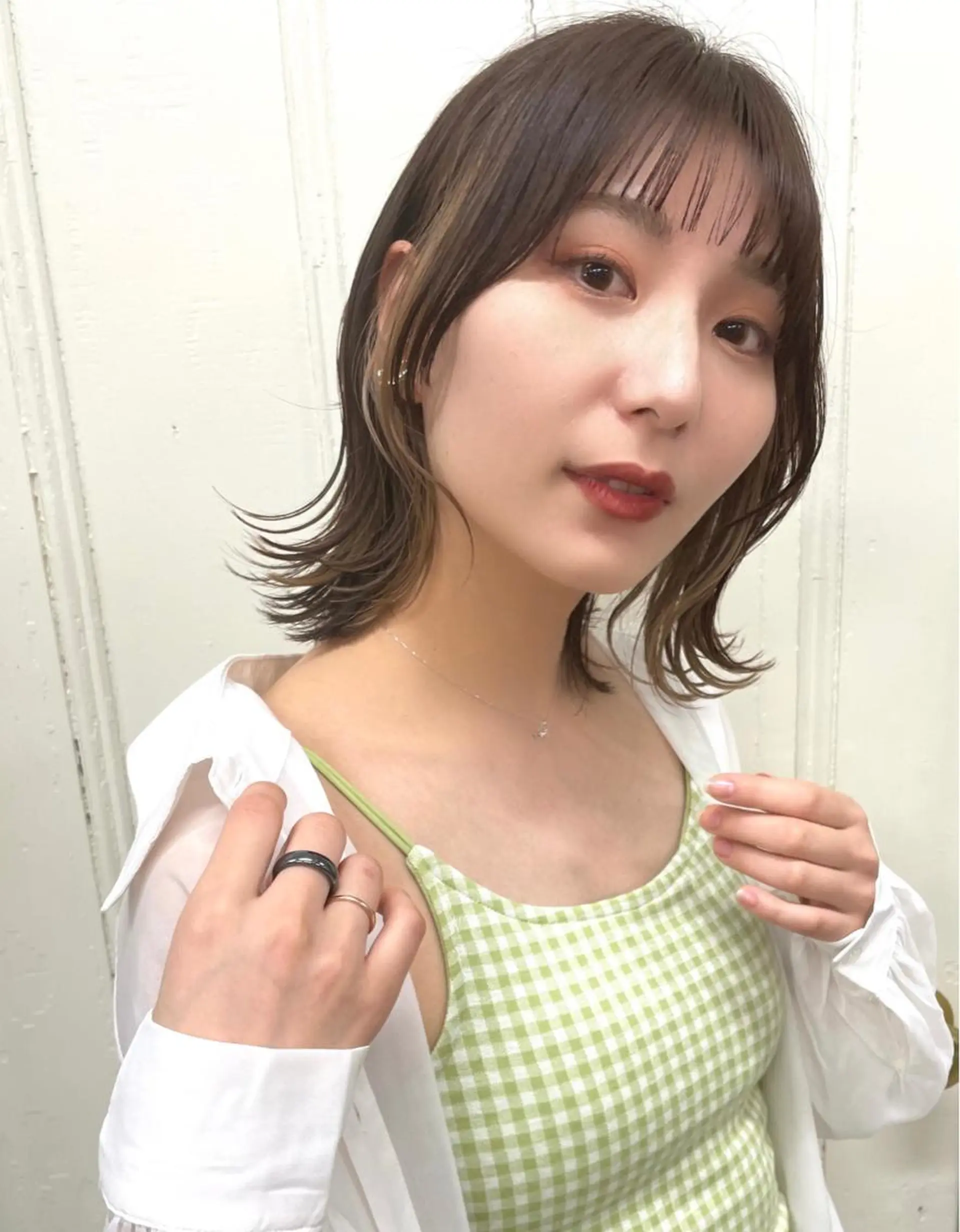 ミディアム irwi所属・Ebihara Satomiのヘアスタイル