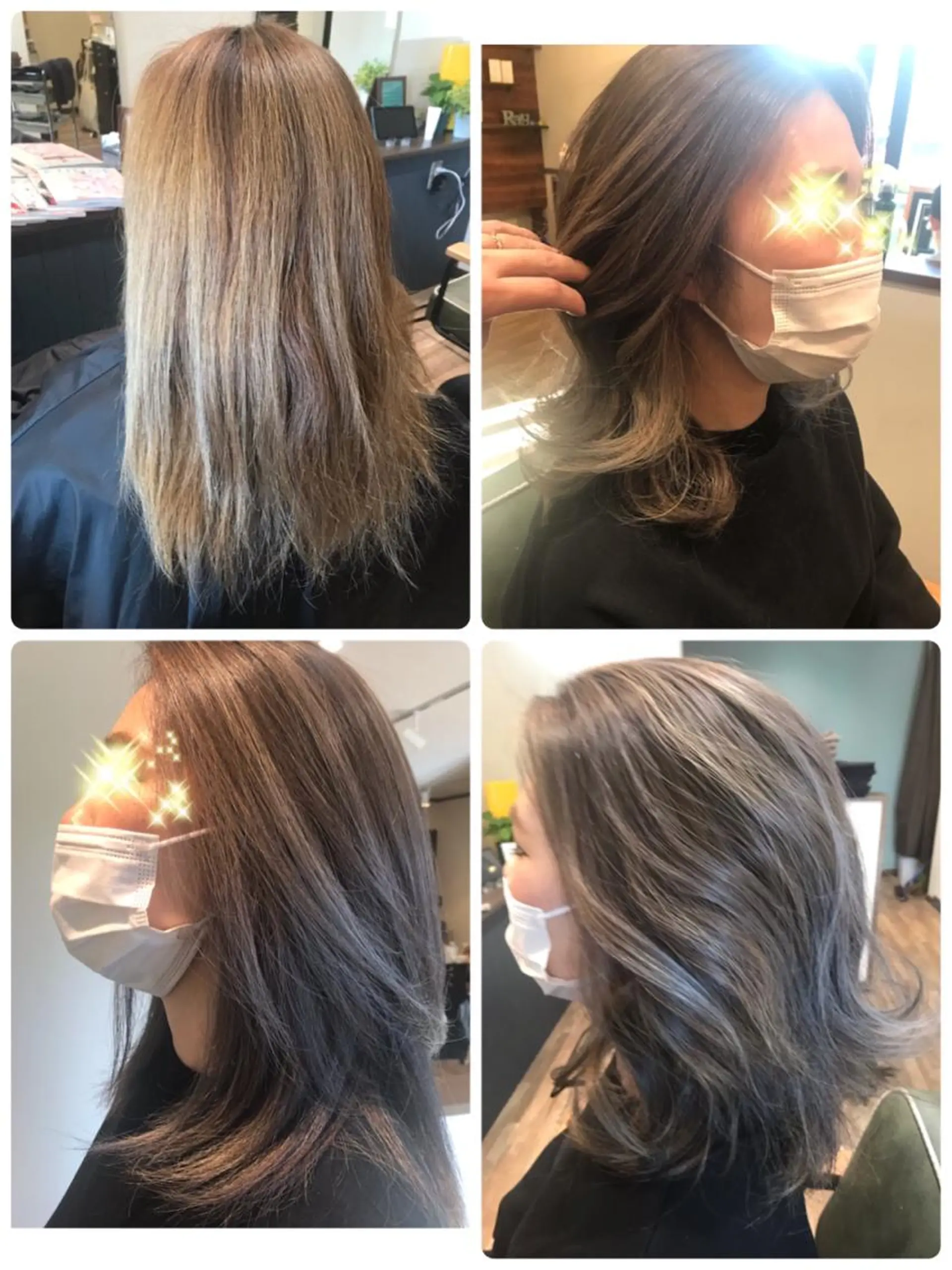 セミロング カラー Ray hair 春日部のヘアスタイル