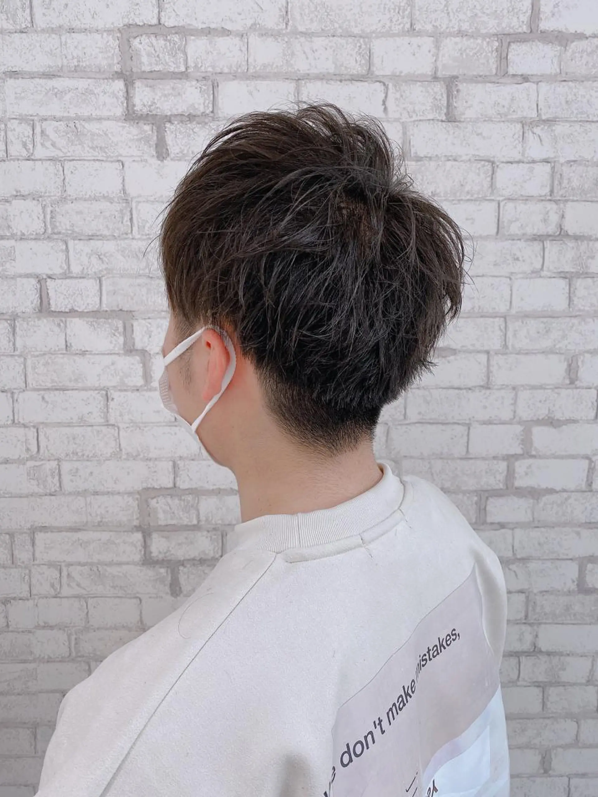 ショート ヘアアレンジ メンズ カット ブリーチなし艶カラー 東家のヘアスタイル