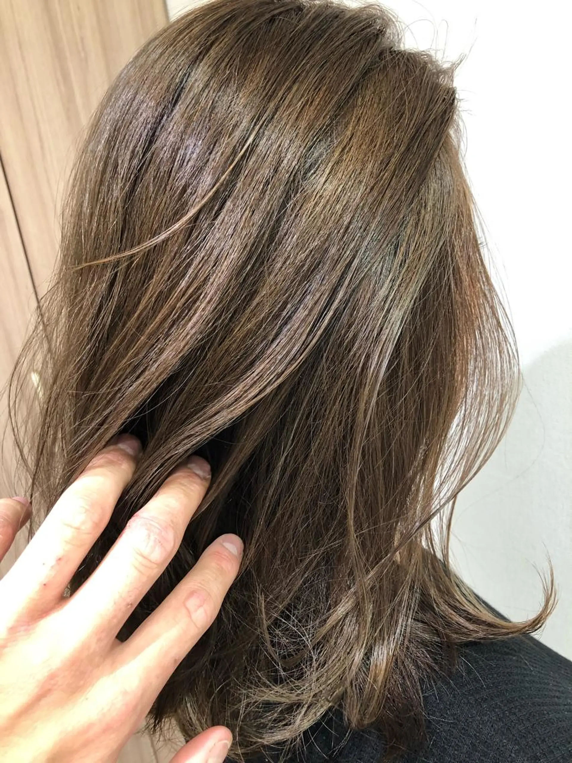 ミディアム カット ヘアカラー トリートメント 大人女性のショート ・ボブ✂︎沼尻典祥のヘアスタイル