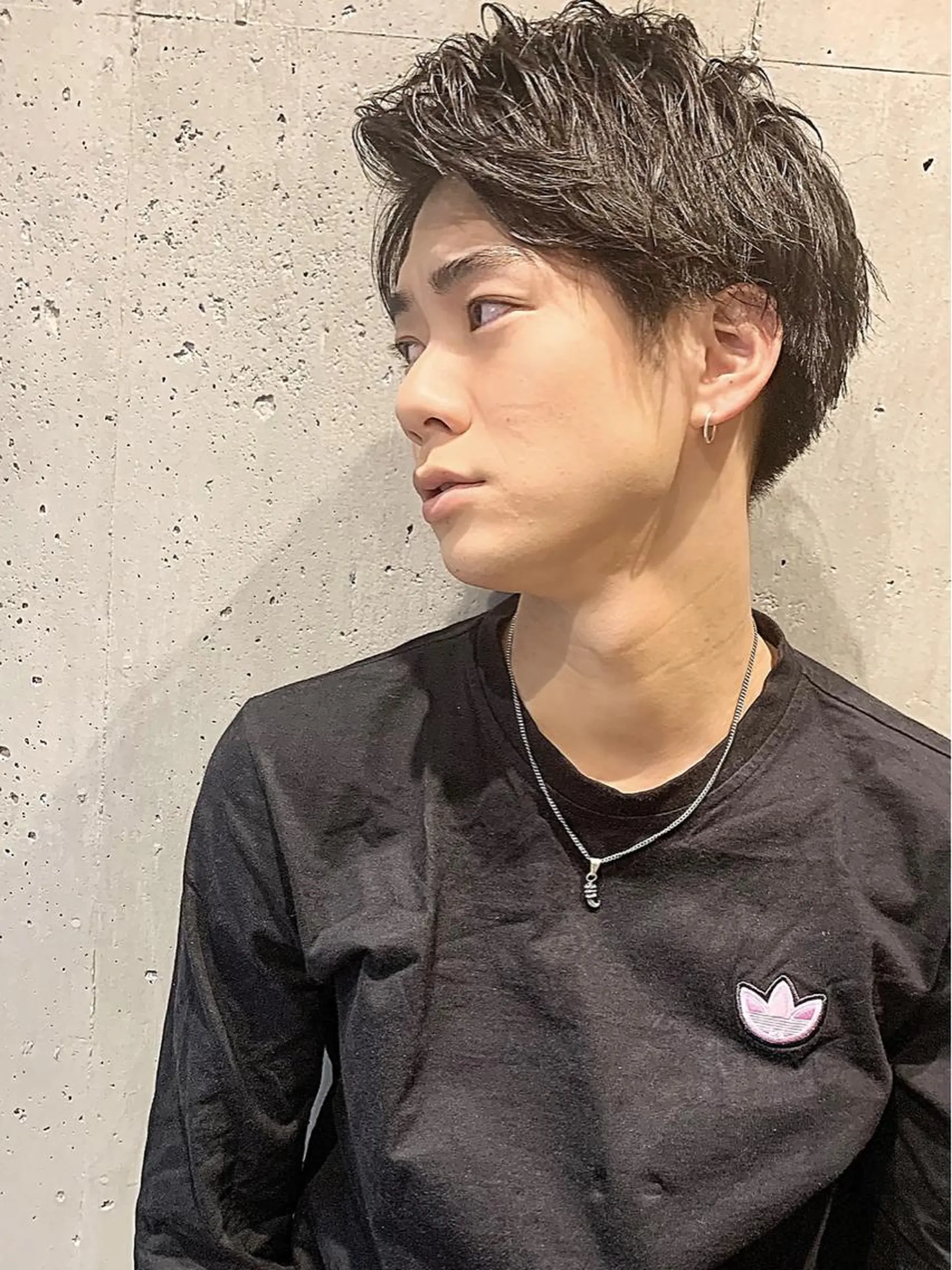 ショート パーマ メンズ シールエクステ 🪽CHIAKIのヘアスタイル