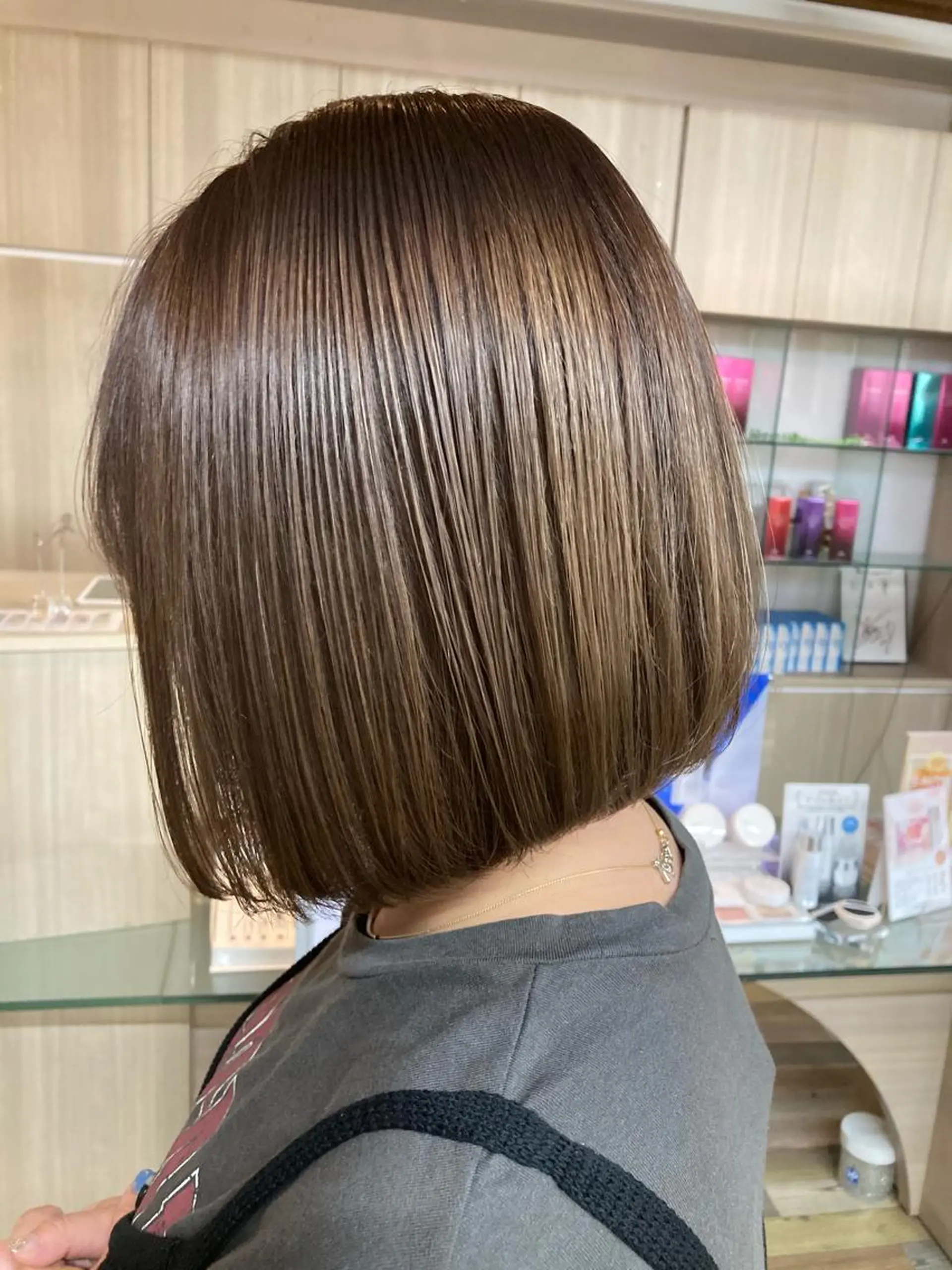 ミディアム カラー ヘアカラー トリートメント ヘアセット ✂️似合わせの魔術師 石田一樹✂️のヘアスタイル