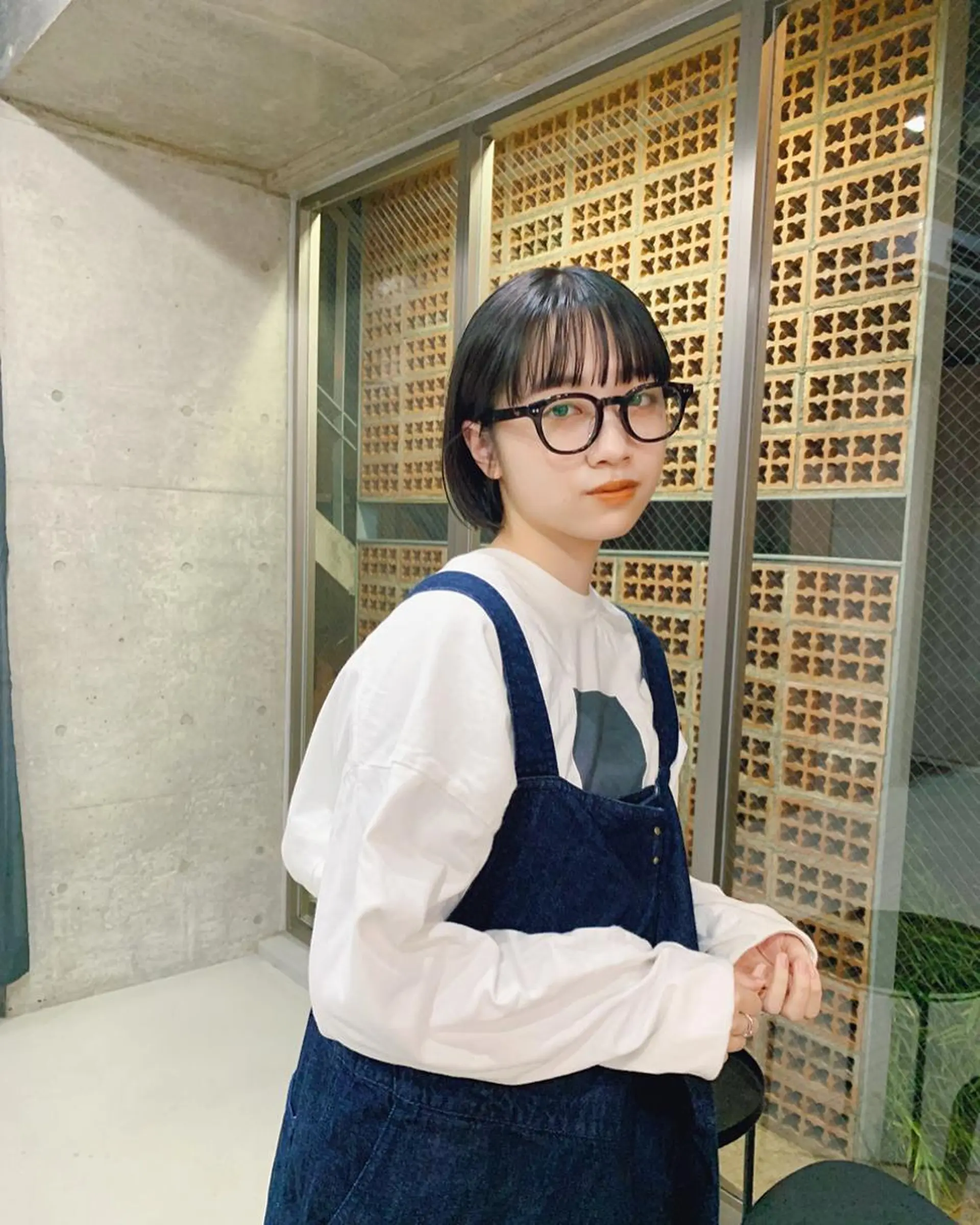 ショート カラー ボブパーマコテ巻き風 パーマNo1深江秀平のヘアスタイル