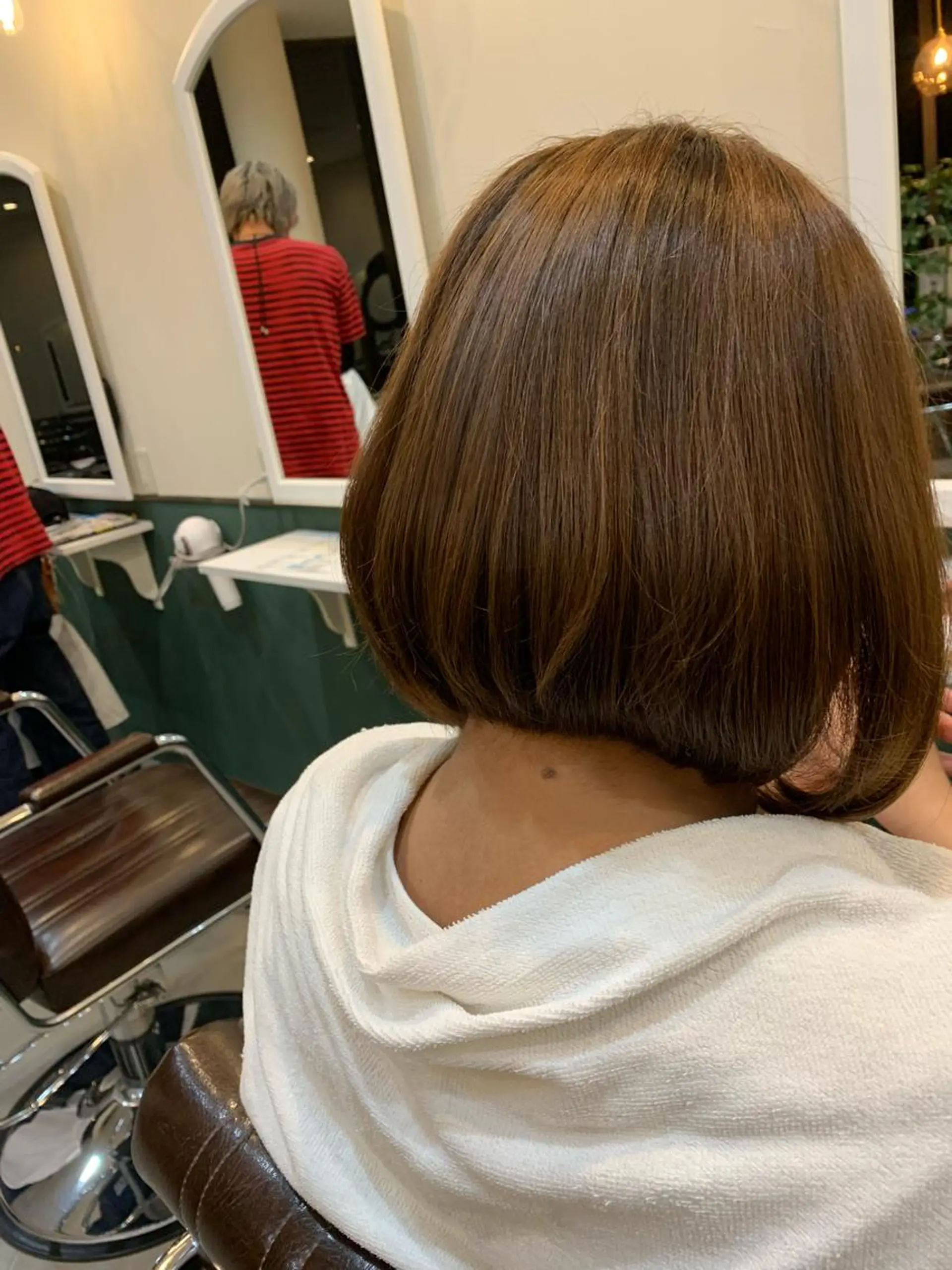 ミディアム ボブ 大木 華のヘアスタイル