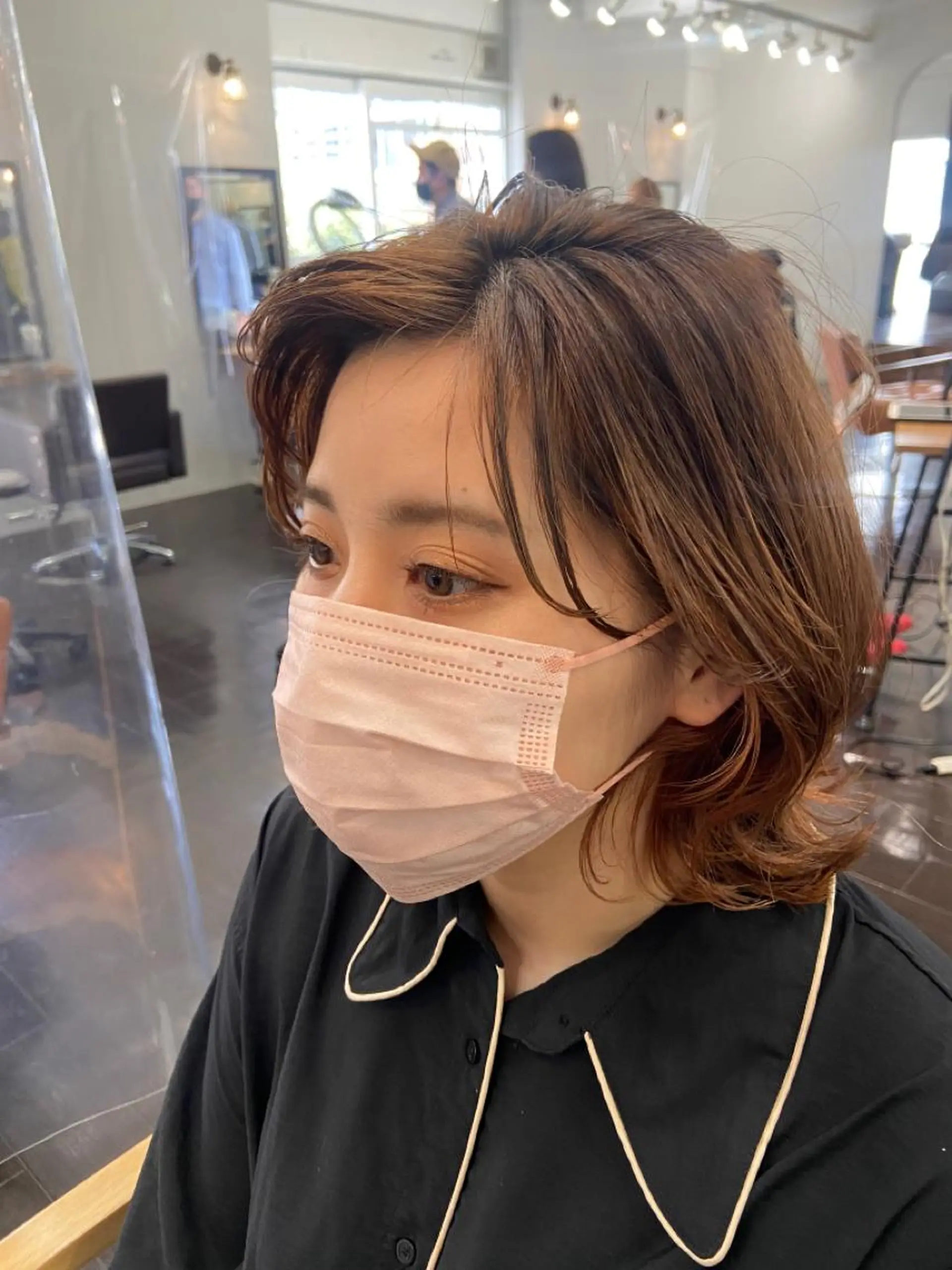 ミディアム カラー パーマ ヘアアレンジ メンズ キッズ ネイル マツエク・マツパ 子どものヘアアレンジ ミディアムパーマ メンズバレイヤージュ メンズハイライト メンズインナーカラー times salon名駅所属・久木原 ゆりのヘアスタイル
