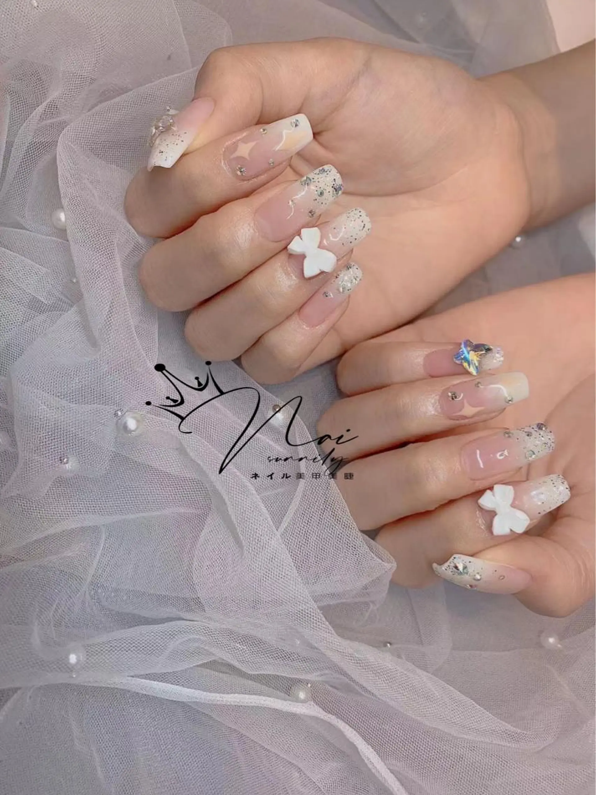 ネイル 長さだし専門店 M2　rikaのネイルデザイン