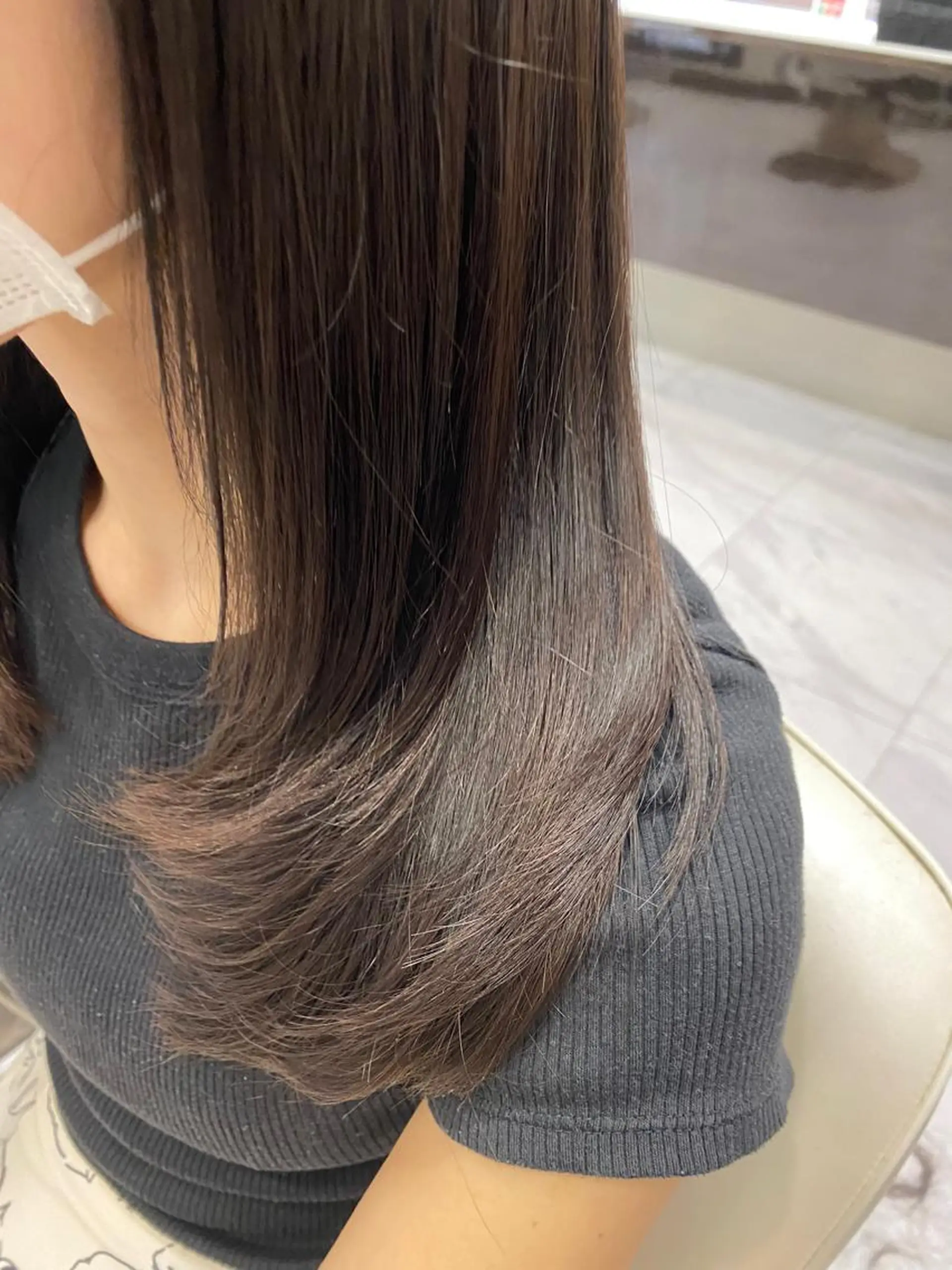 ロング レイヤーカット ロング シャギー カット Zina 大宮所属・目黒 碧人のヘアスタイル