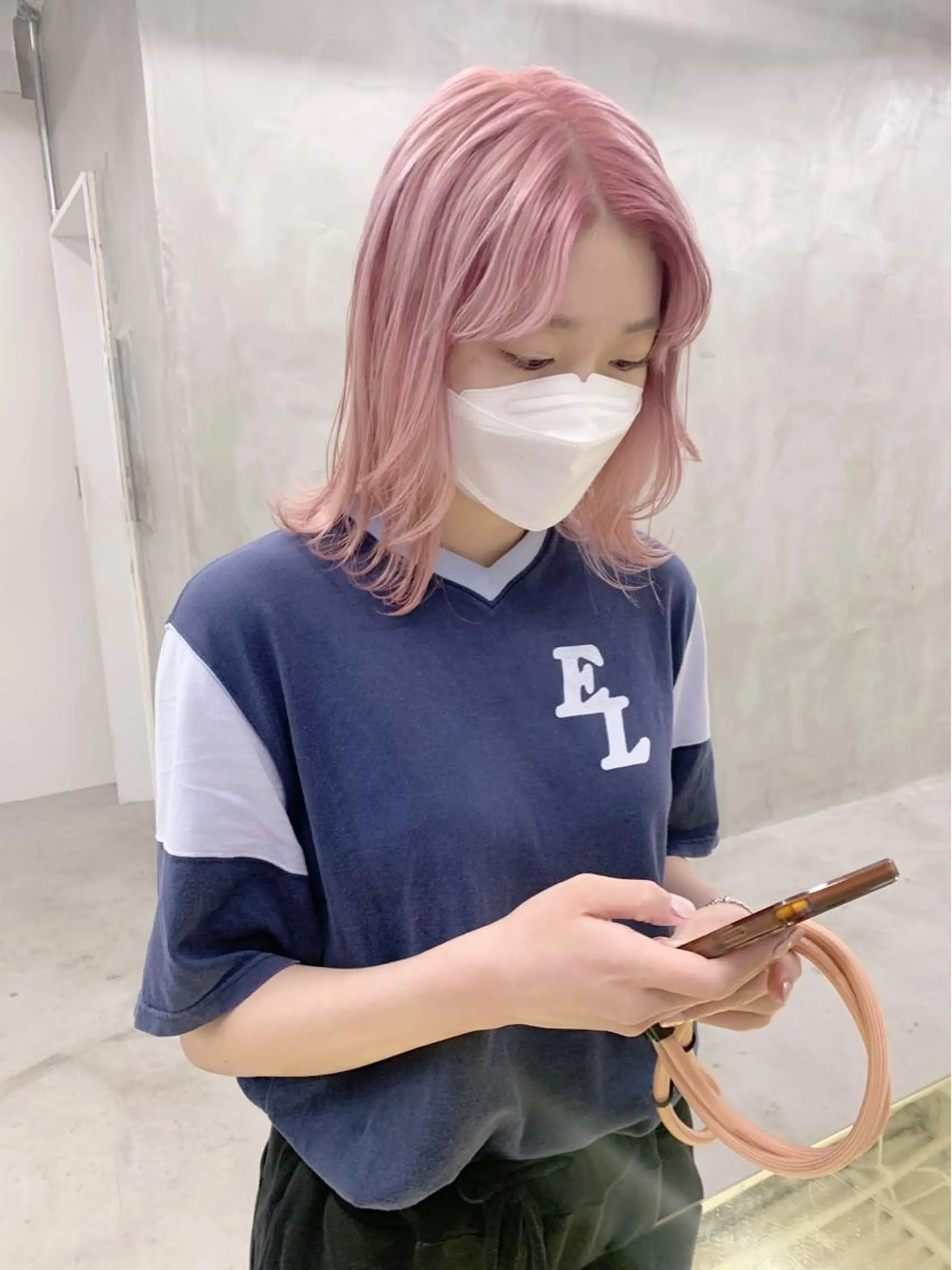 ミディアム カラー カット ヘアカラー トリートメント 🐝 hachi🐝のヘアスタイル