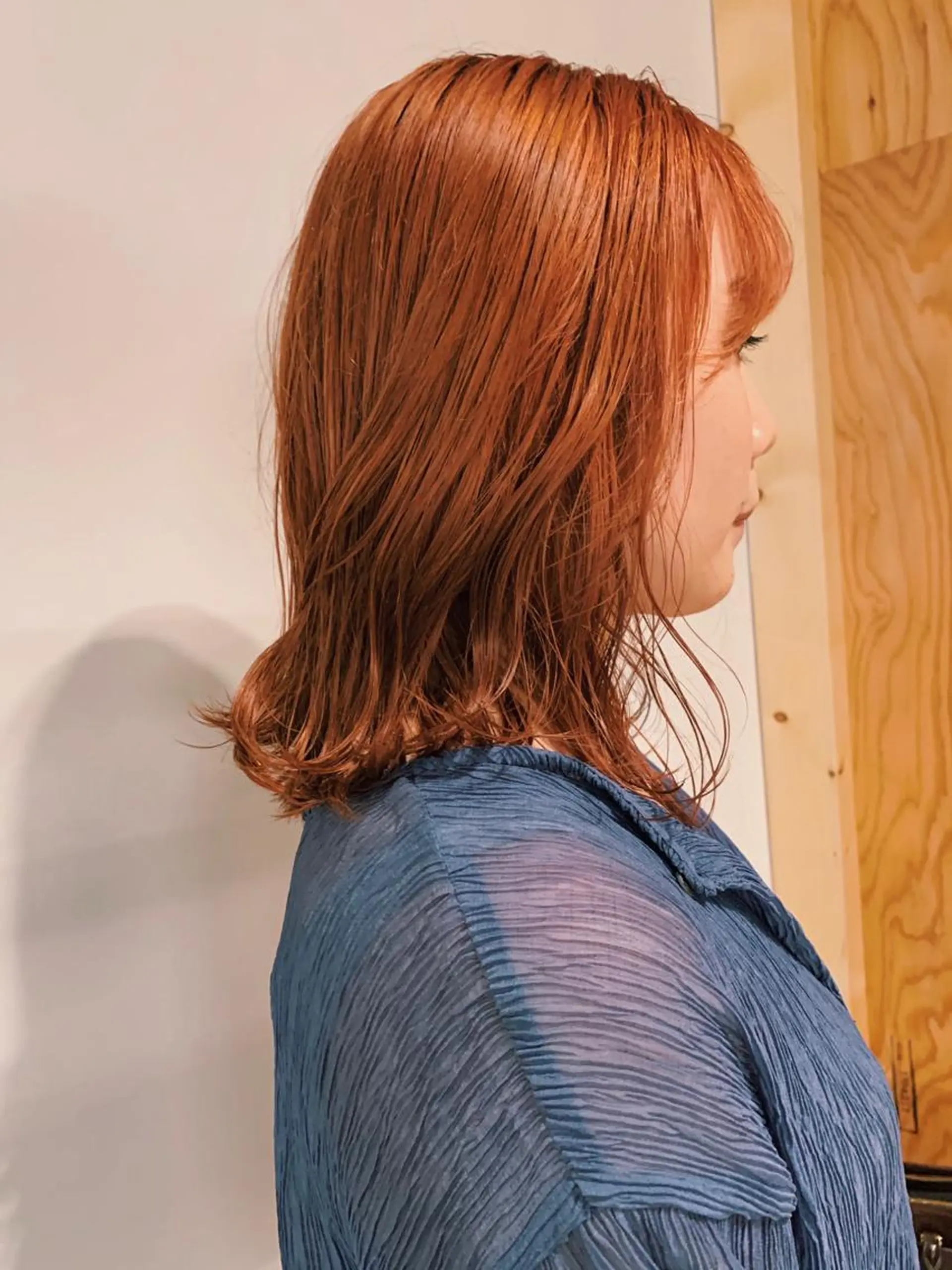 ミディアム カラー ピンクカラー カット ヘアカラー トリートメント tension 【テンション】のヘアスタイル