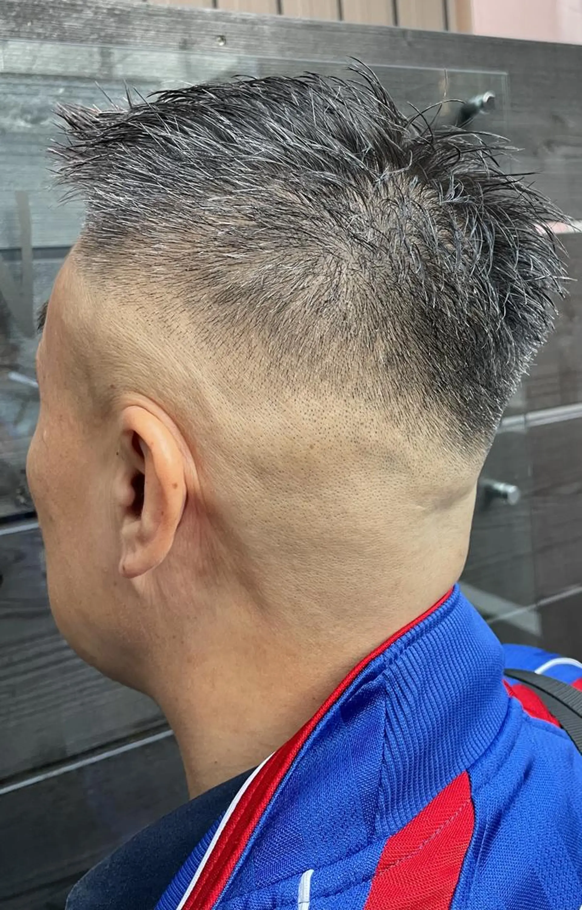 ショート メンズ ビジネス カット パーマPrivate SalonNoa名駅のヘアスタイル