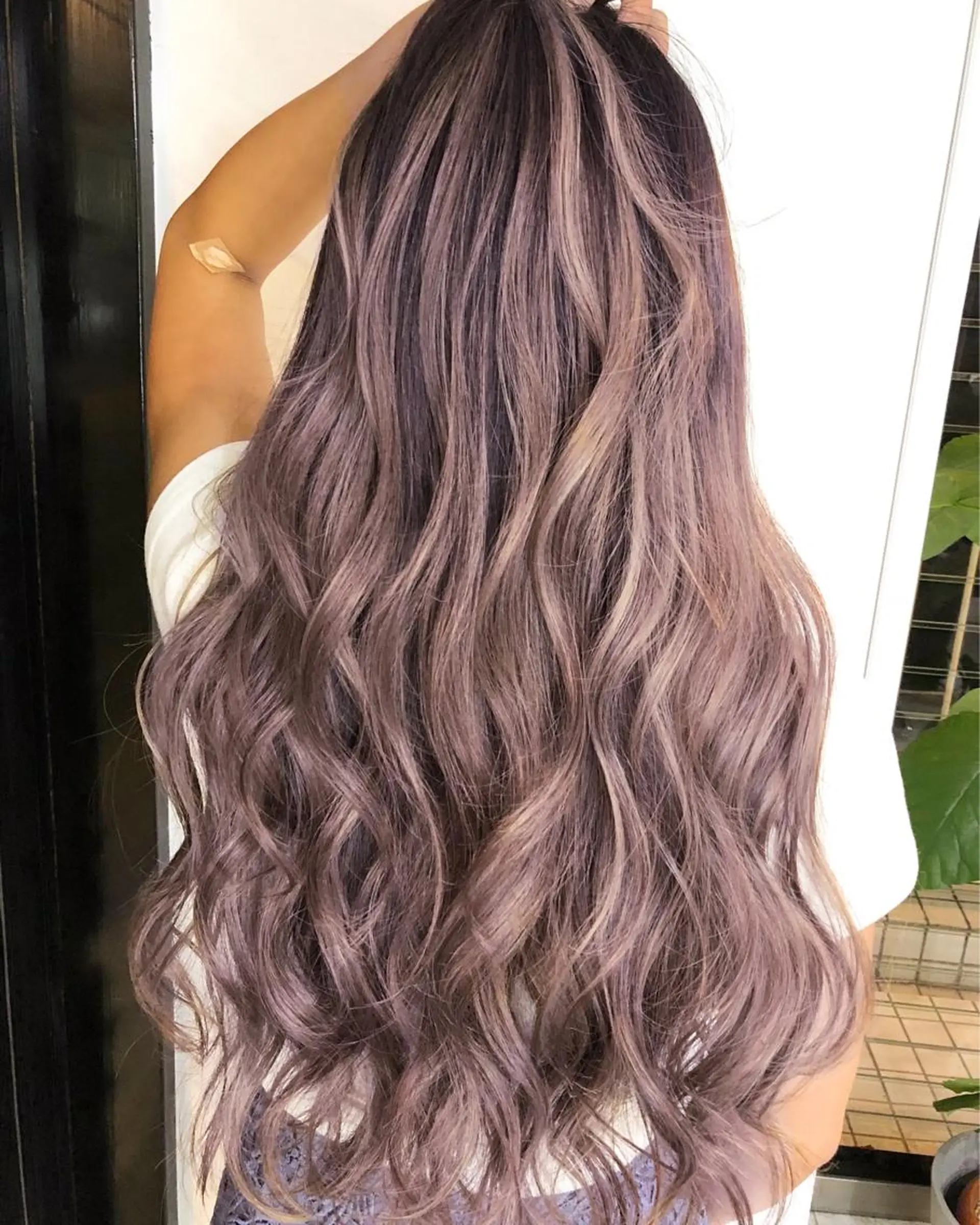 ロング カラー レイヤーカット BLend 渋谷のヘアスタイル