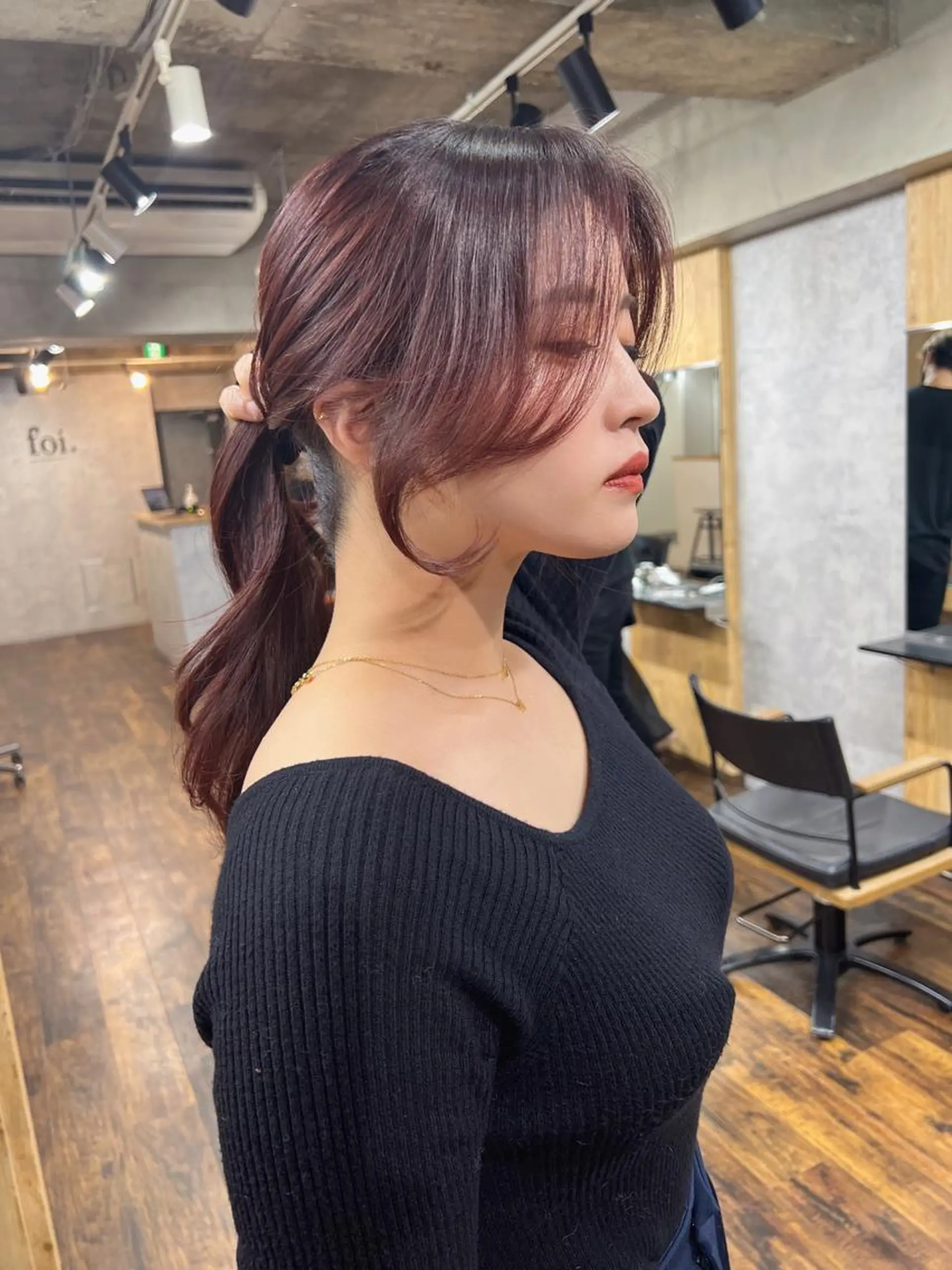 ミディアム foi. フォワ所属・🇰🇷韓国トレンド ヘア🇰🇷高田のヘアスタイル