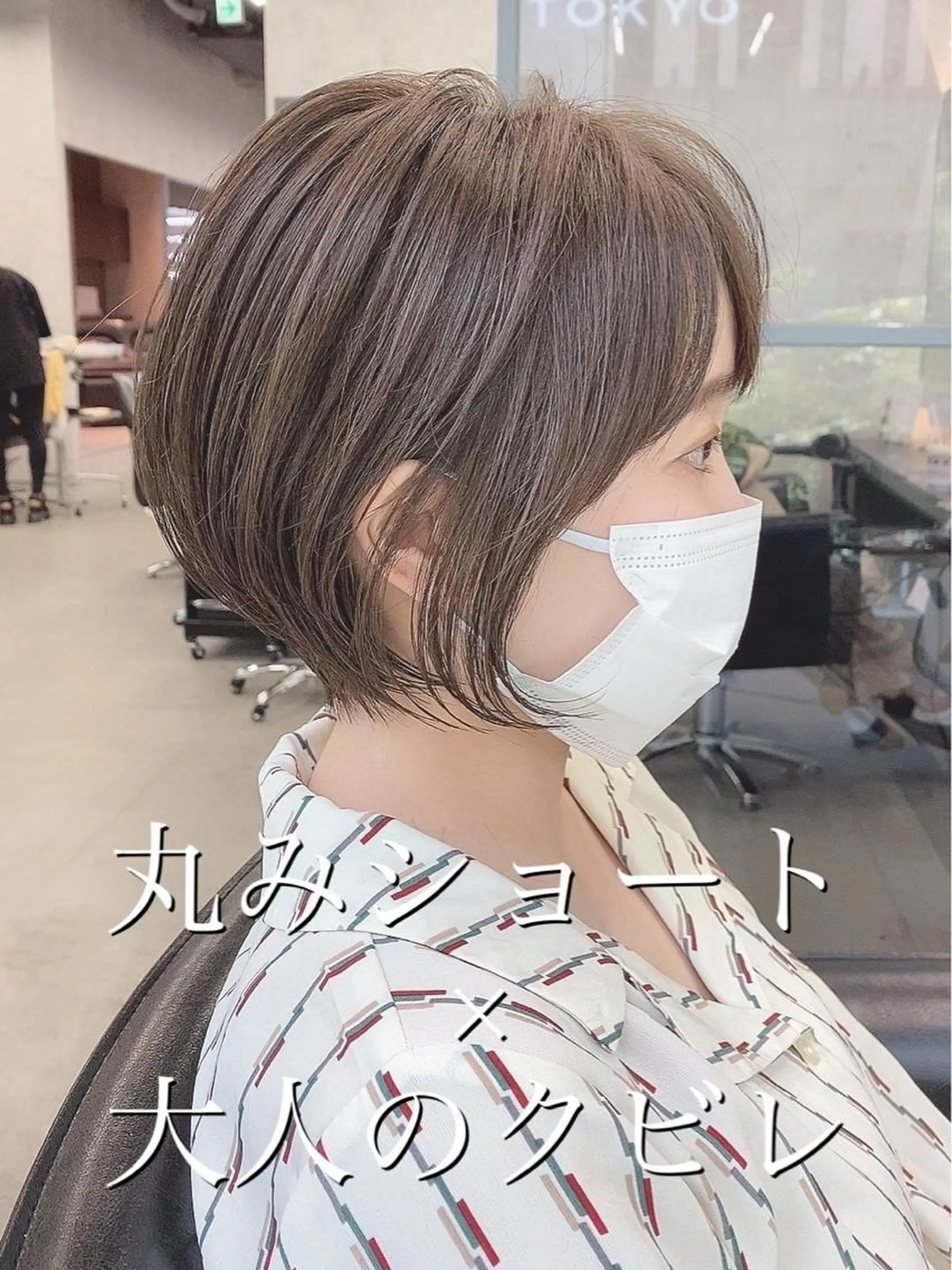 ショート ショートボブ ボブ ショートヘア カット ヘアカラー トリートメント 銀座ショートヘア特化 渡部 誠のヘアスタイル