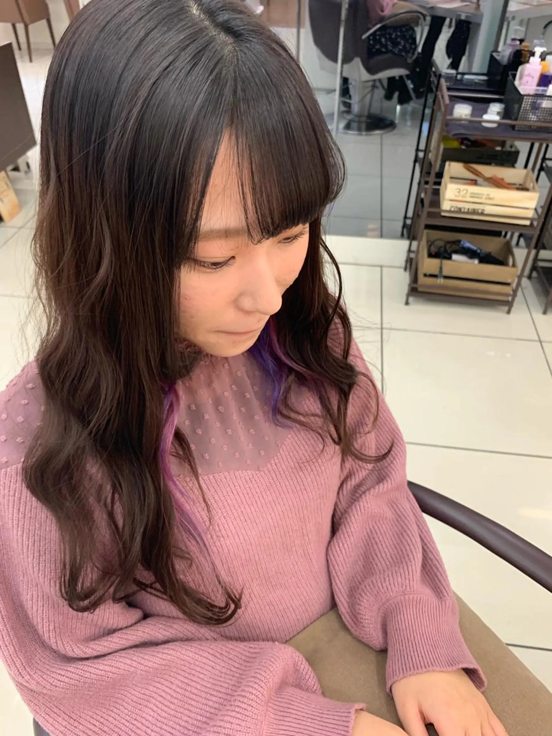 ロング 羽エクステ🩷 🤍まき🤍のマツエク・マツパデザイン