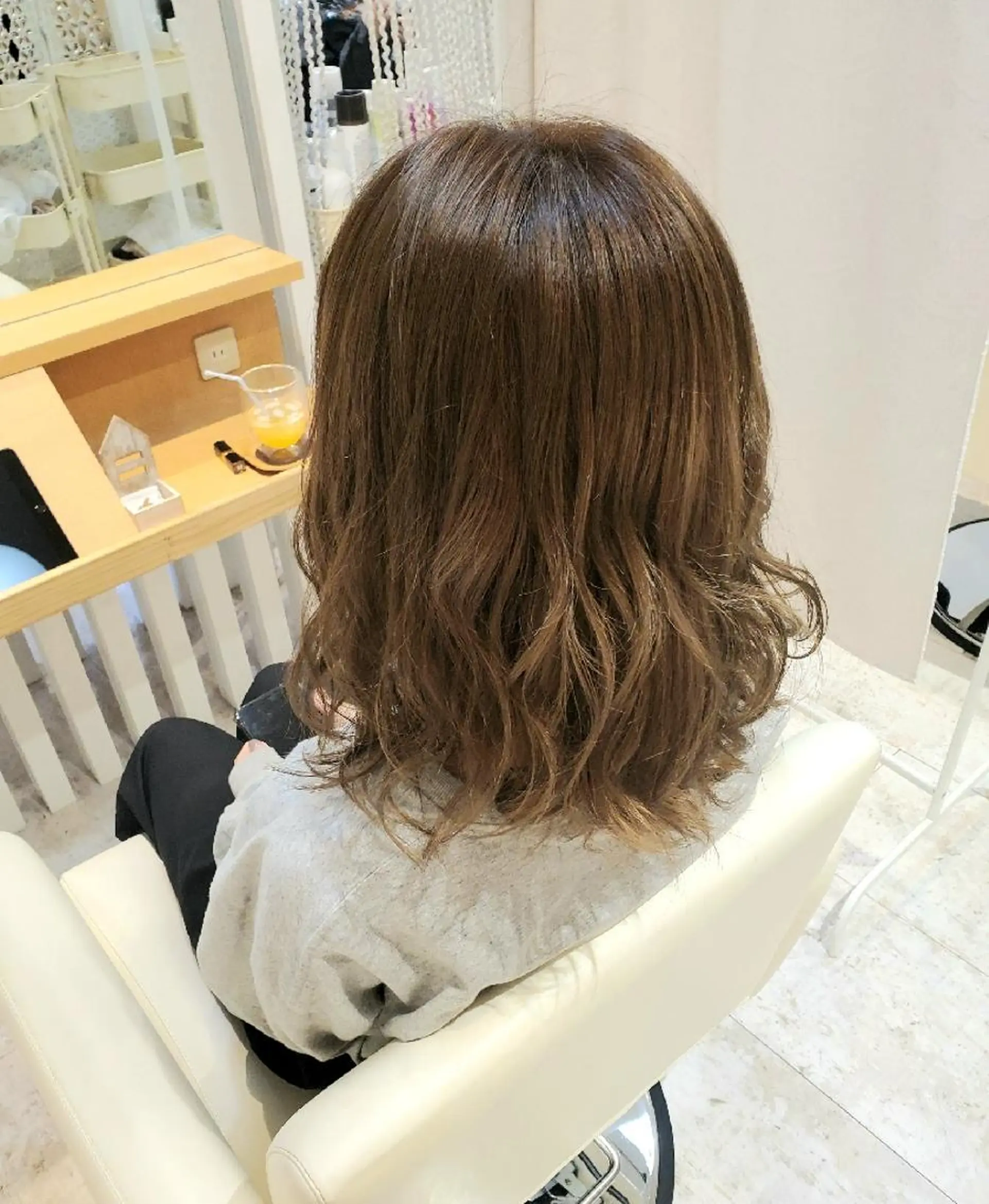 ミディアム カラー グラデーションカラー 北九州美容室 🕊️わかな✂︎のヘアスタイル